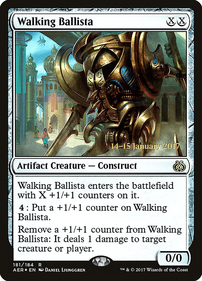 Walking Ballista [Aether Revolt Prerelease Promos] | L.A. Mood Comics and Games