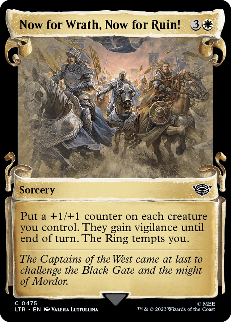 Now for Wrath, Now for Ruin! [The Lord of the Rings: Tales of Middle-Earth Showcase Scrolls] | L.A. Mood Comics and Games