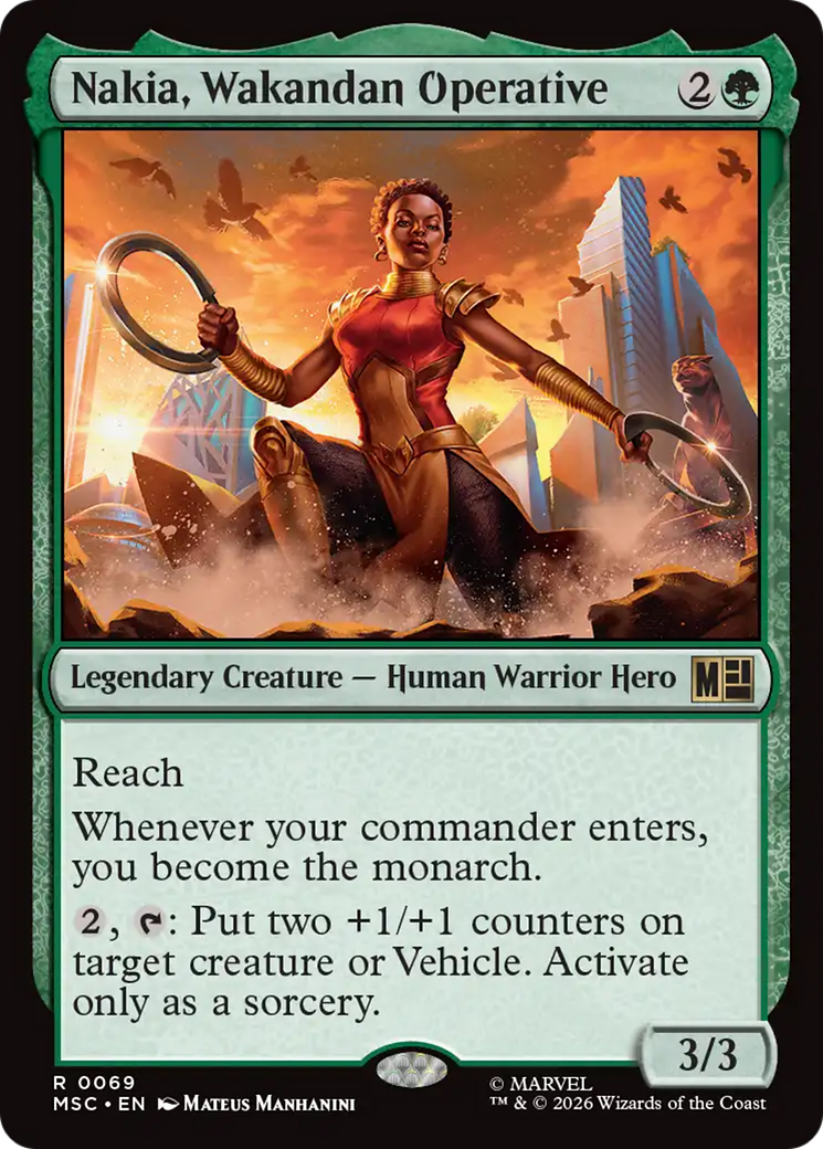 Nakia, Wakandan Operative [Marvel Super Heroes Commander] | L.A. Mood Comics and Games