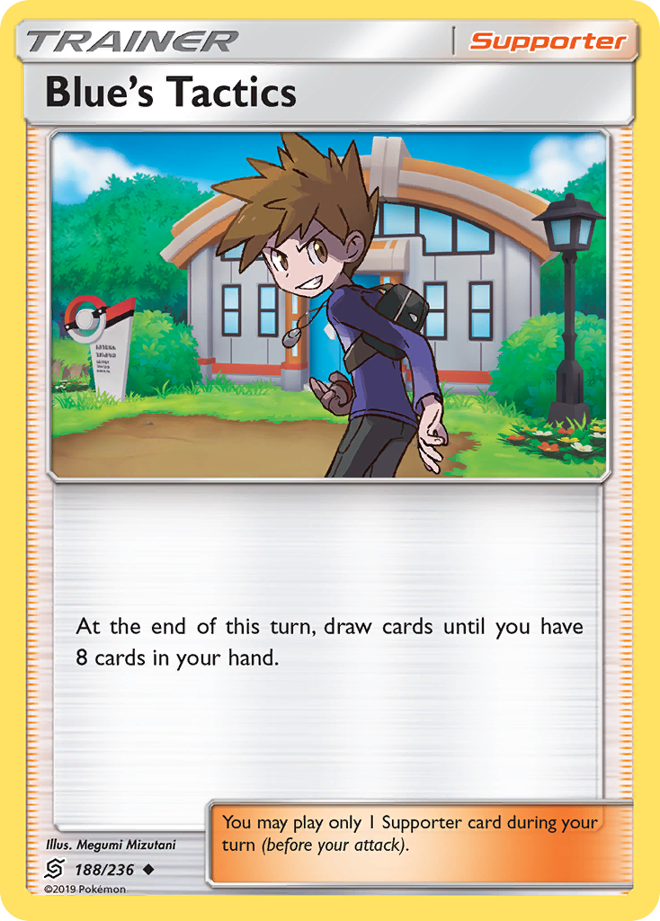 Blue's Tactics (188/236) [Sun & Moon: Unified Minds] | L.A. Mood Comics and Games
