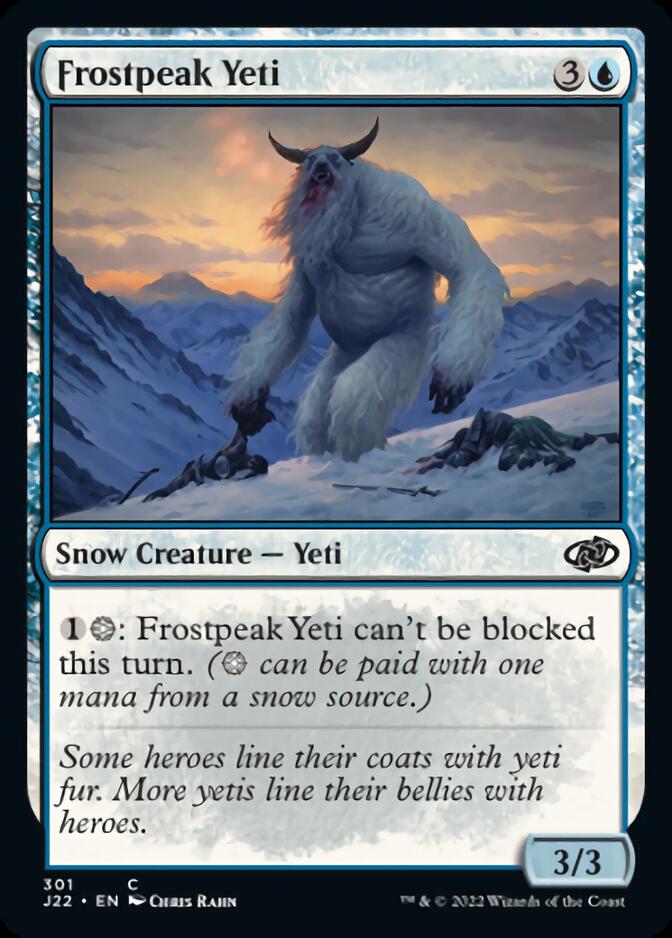 Frostpeak Yeti [Jumpstart 2022] | L.A. Mood Comics and Games