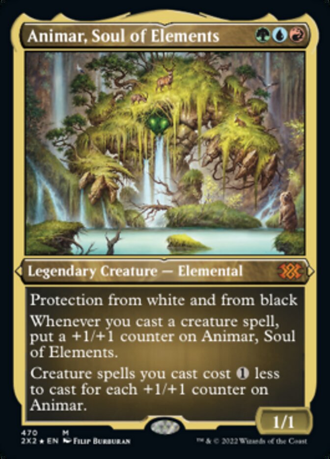 Animar, Soul of Elements (Foil Etched) [Double Masters 2022] | L.A. Mood Comics and Games