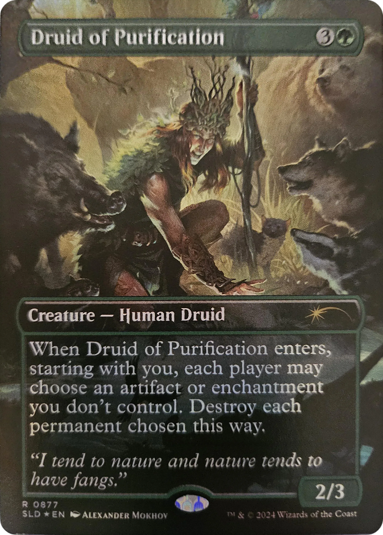 Druid of Purification (Rainbow Foil) [Secret Lair Drop Series] | L.A. Mood Comics and Games