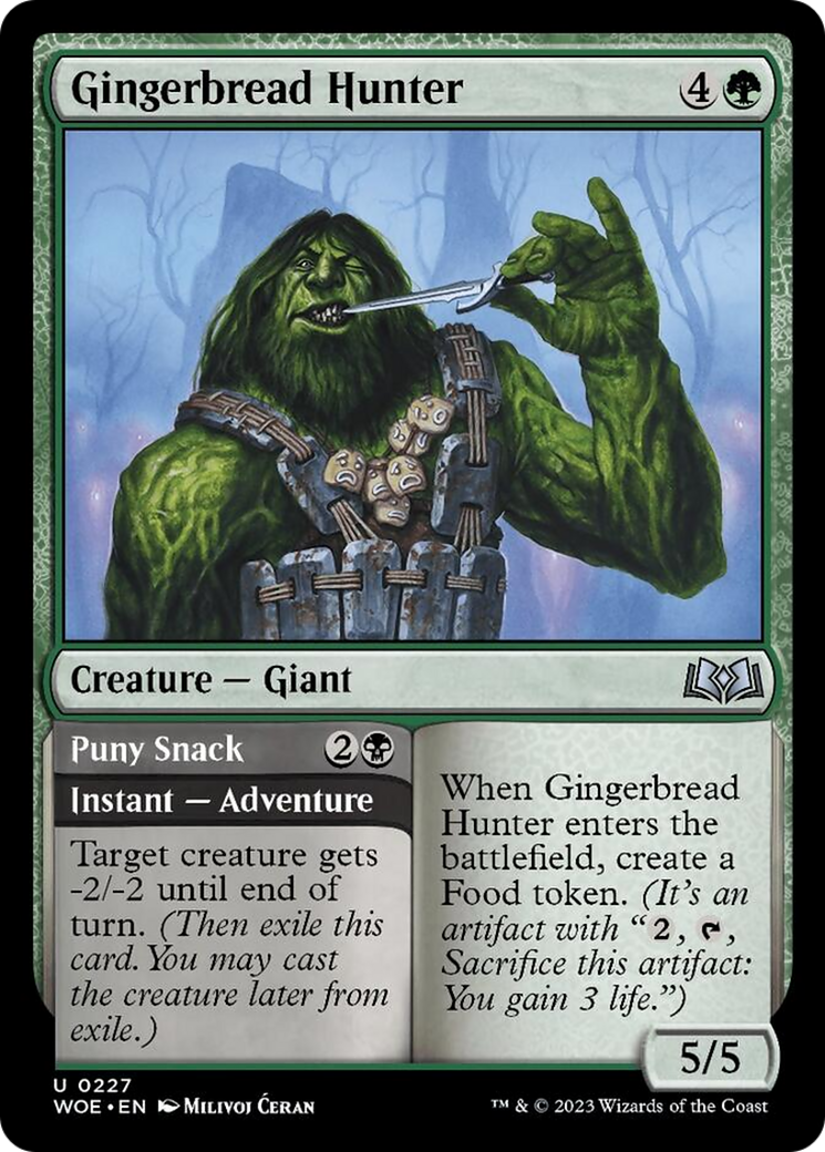 Gingerbread Hunter // Puny Snack [Wilds of Eldraine] | L.A. Mood Comics and Games