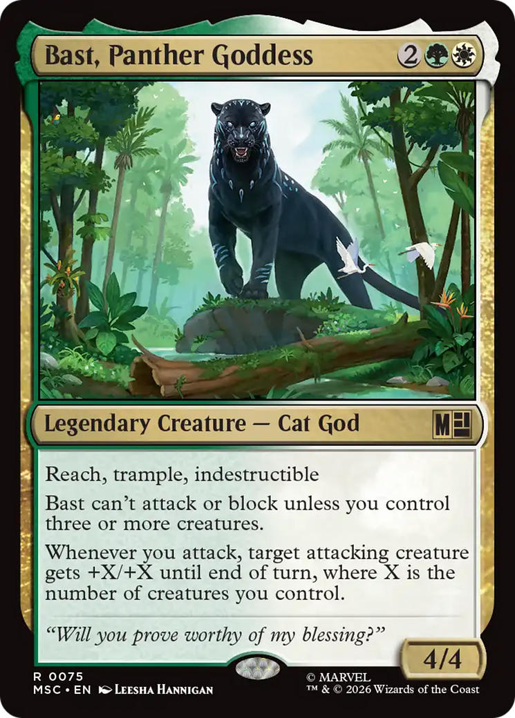 Bast, Panther Goddess [Marvel Super Heroes Commander] | L.A. Mood Comics and Games