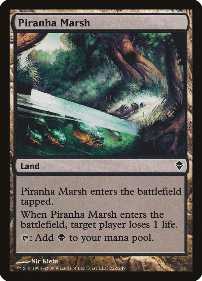 Piranha Marsh [Zendikar] | L.A. Mood Comics and Games
