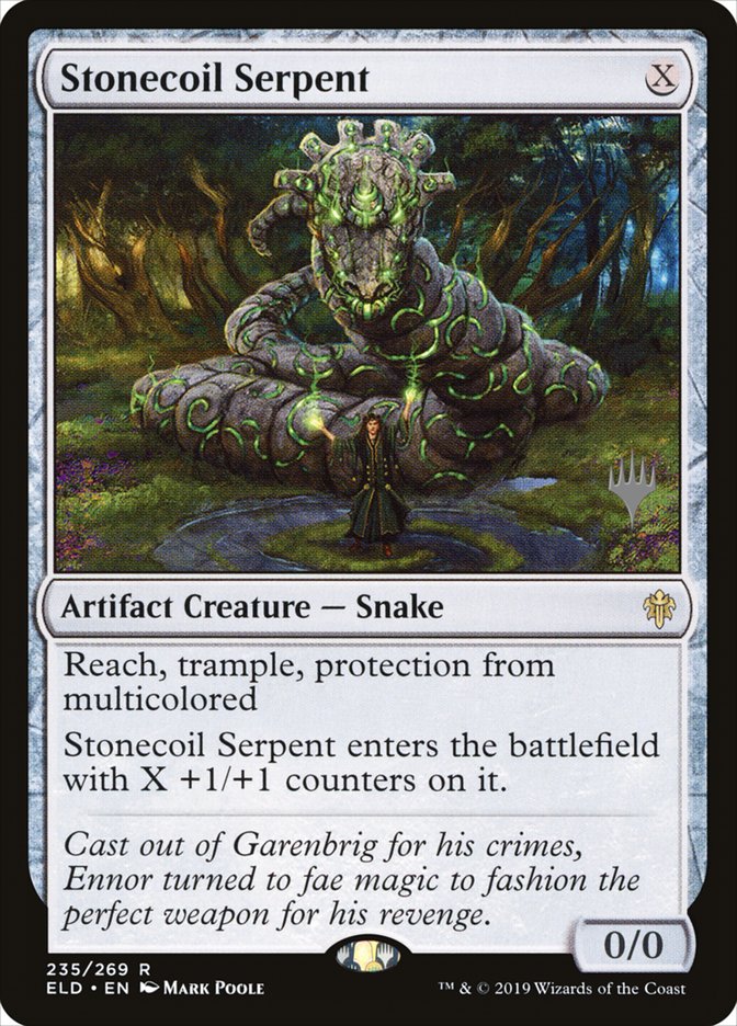 Stonecoil Serpent (Promo Pack) [Throne of Eldraine Promos] | L.A. Mood Comics and Games