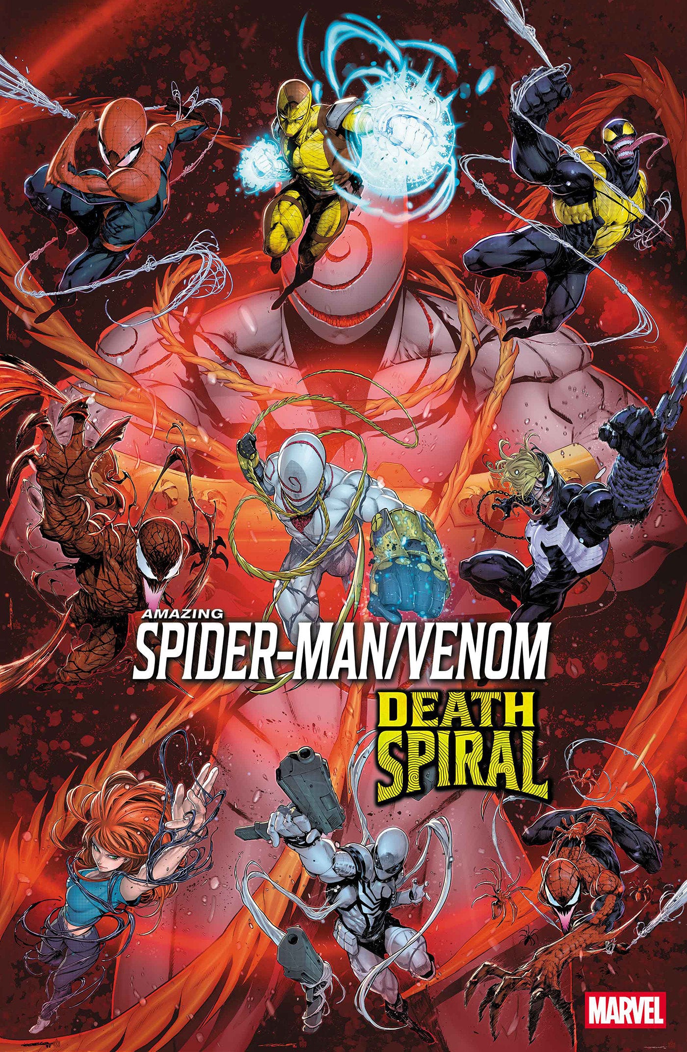 Amazing Spider-Man/Venom: Death Spiral By Iban Coello Poster | L.A. Mood Comics and Games