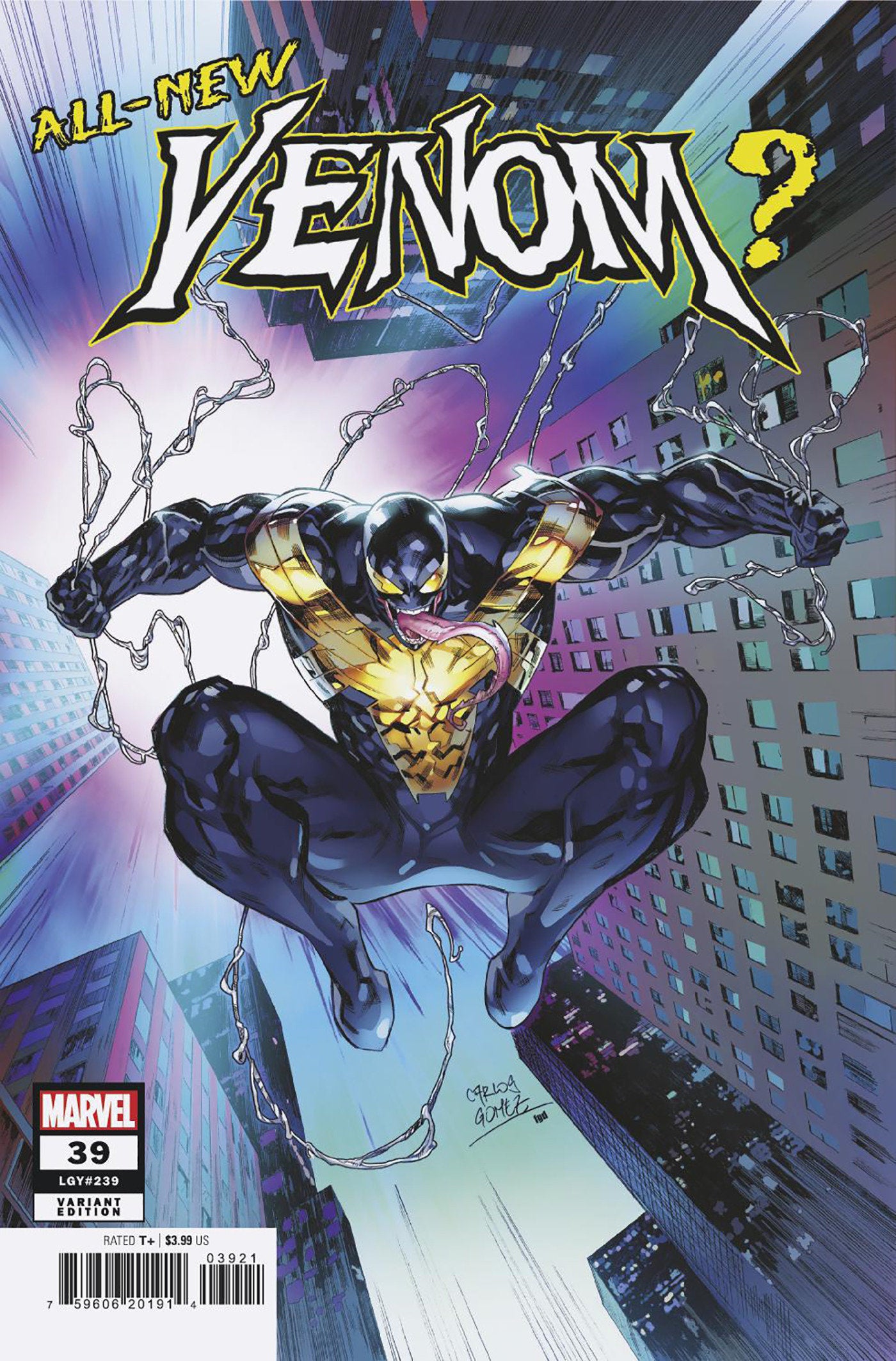 Venom #39 Carlos Gomez Foreshadow Variant [Vw] | L.A. Mood Comics and Games