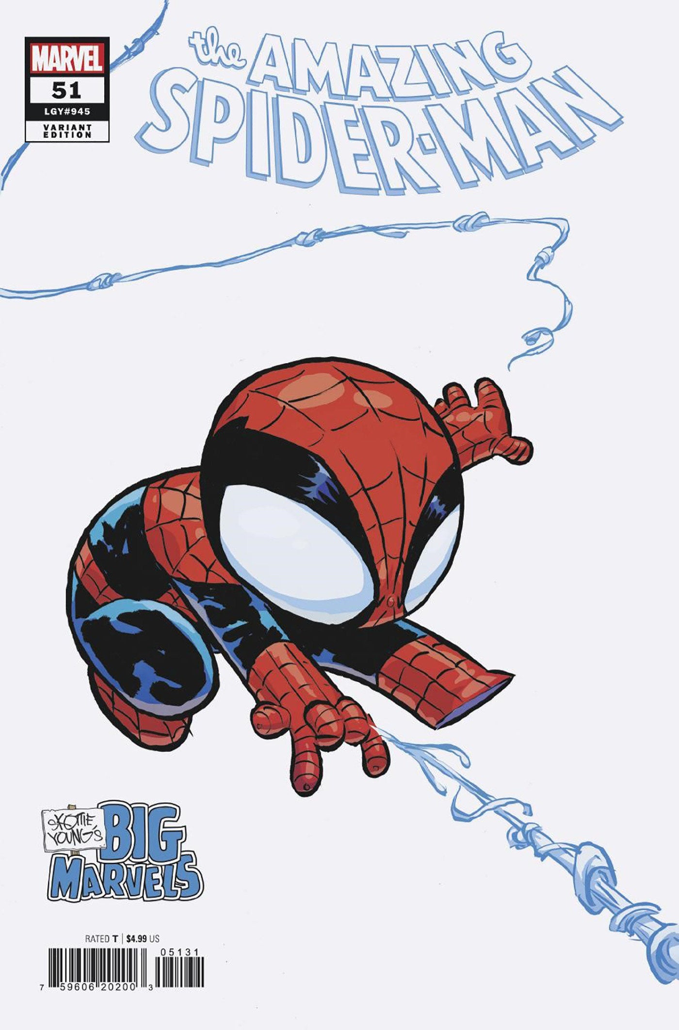 Amazing Spider-Man #51 Skottie Young'S Big Marvel Variant | L.A. Mood Comics and Games