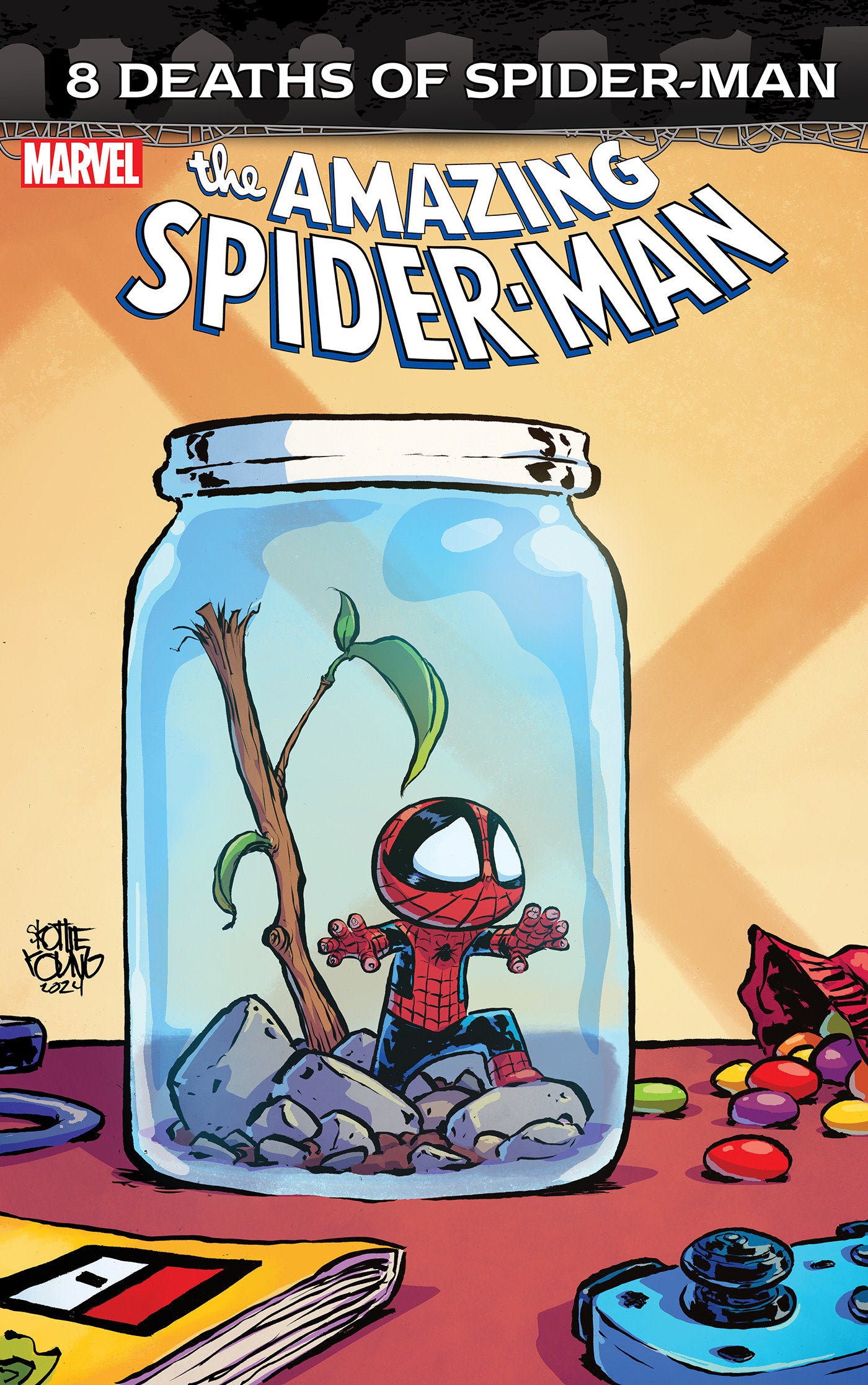 Amazing Spider-Man #65 Skottie Young 8 Deaths Of Spider-Man Variant | L.A. Mood Comics and Games