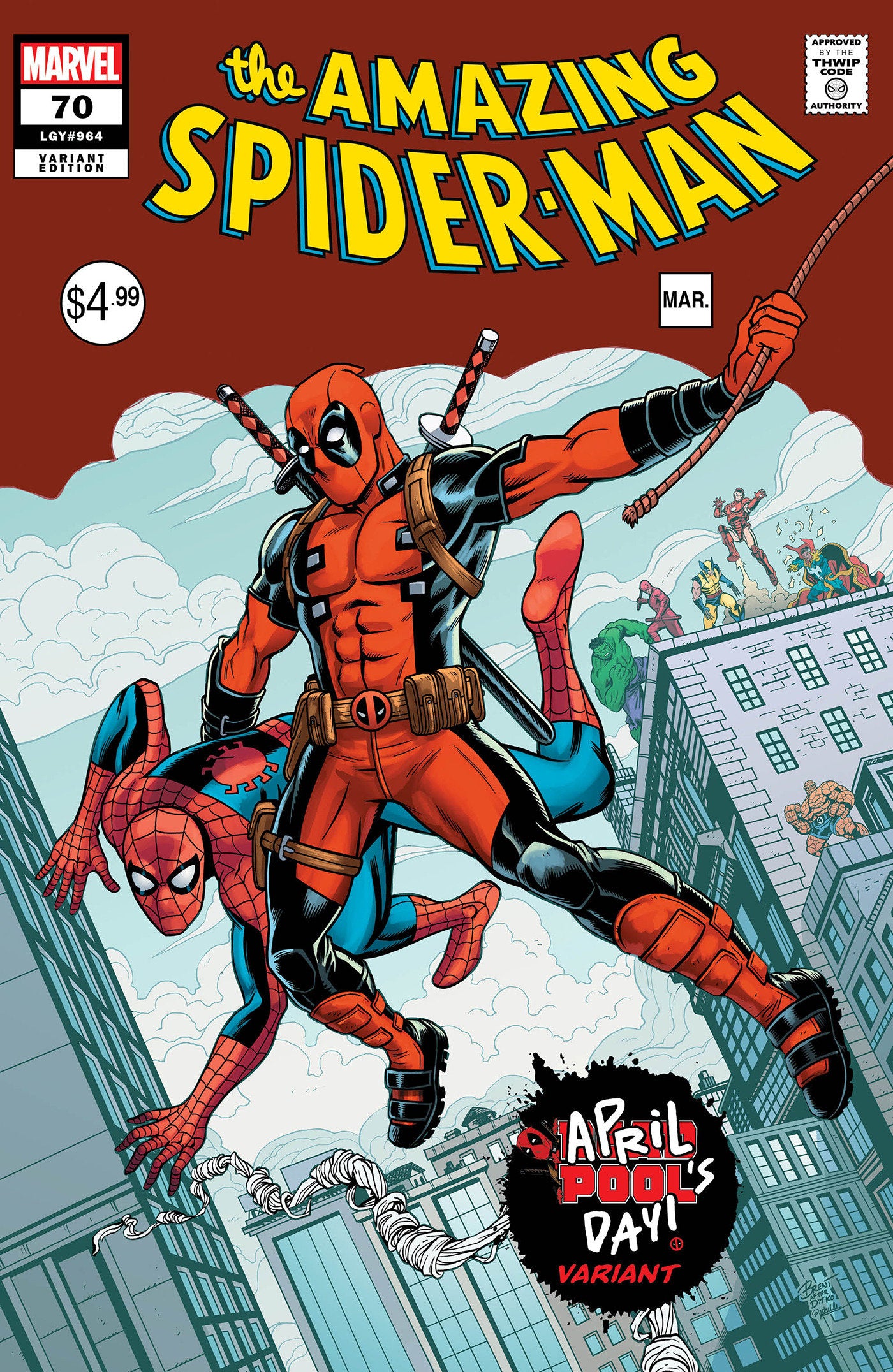 Amazing Spider-Man #70 Brent Schoonover April Pool'S Day Variant [Doom] | L.A. Mood Comics and Games