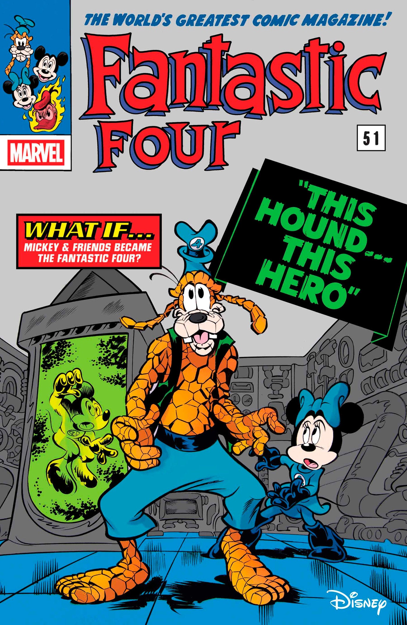 Fantastic Four #29 Paolo Mottura Disney What If? Fantastic Four Homage Variant [ Doom] | L.A. Mood Comics and Games