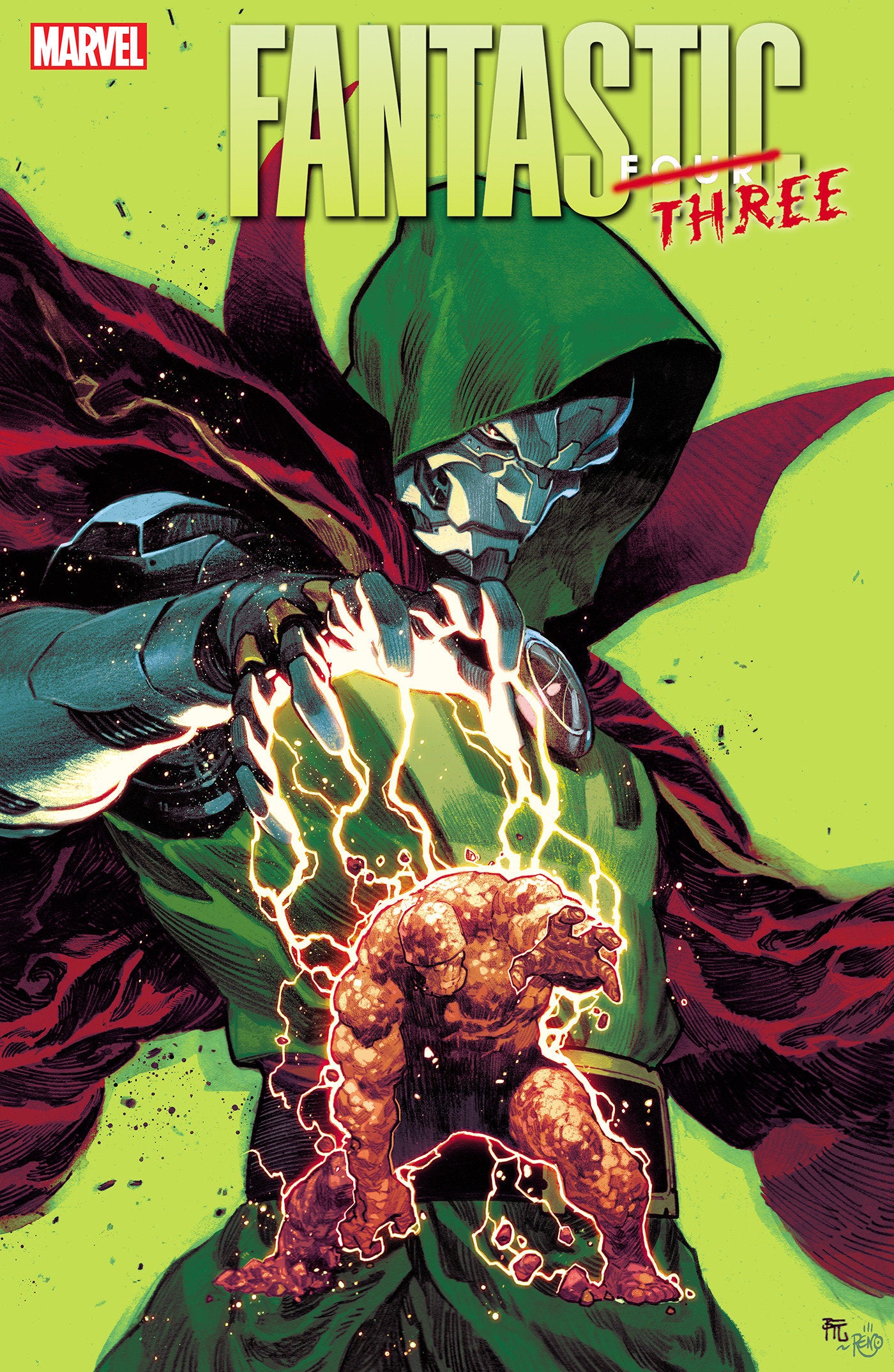 Fantastic Four #30 Dike Ruan Foil Variant [Doom] | L.A. Mood Comics and Games