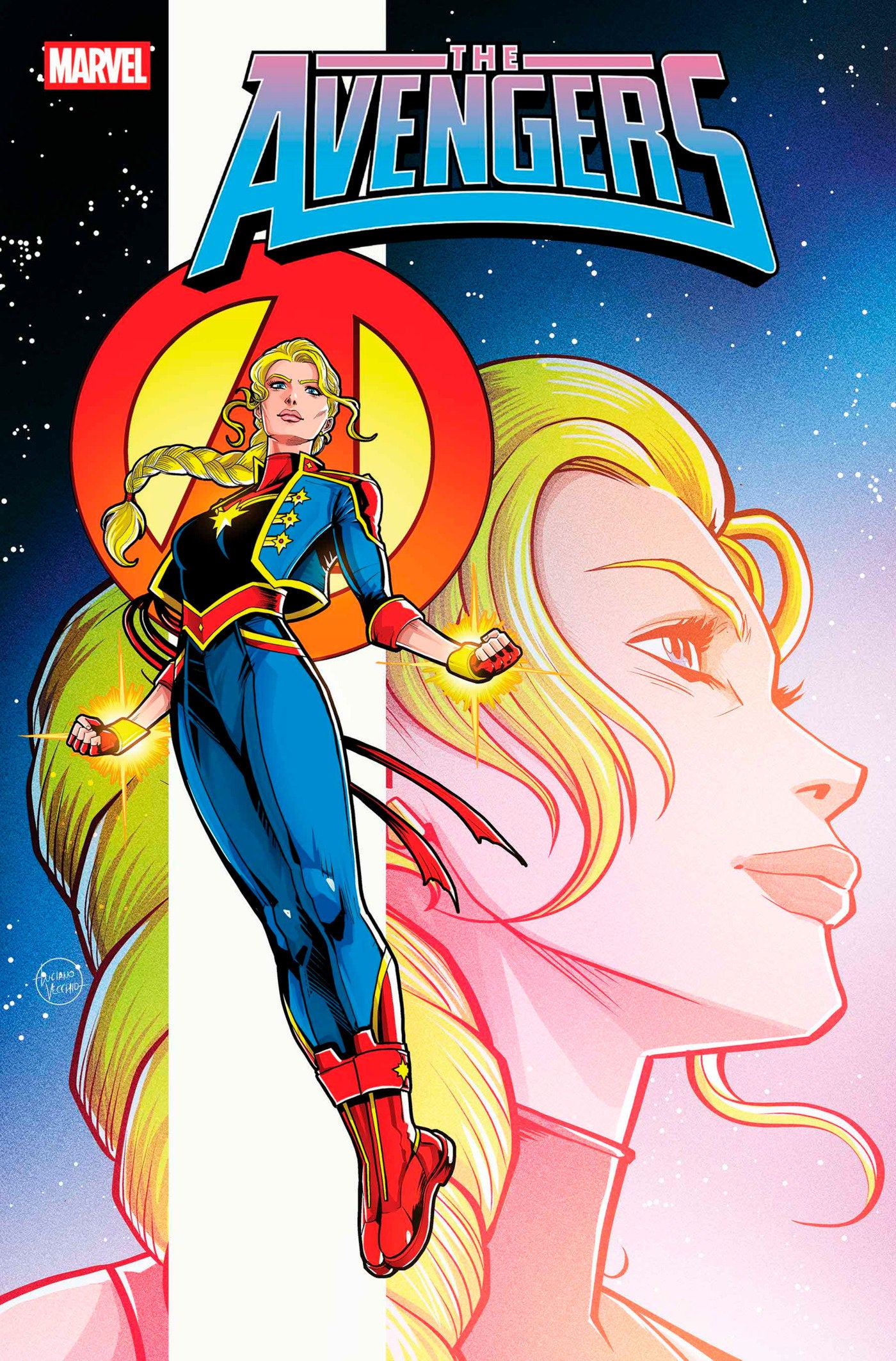 Avengers #25 Luciano Vecchio Captain Marvel Variant | L.A. Mood Comics and Games