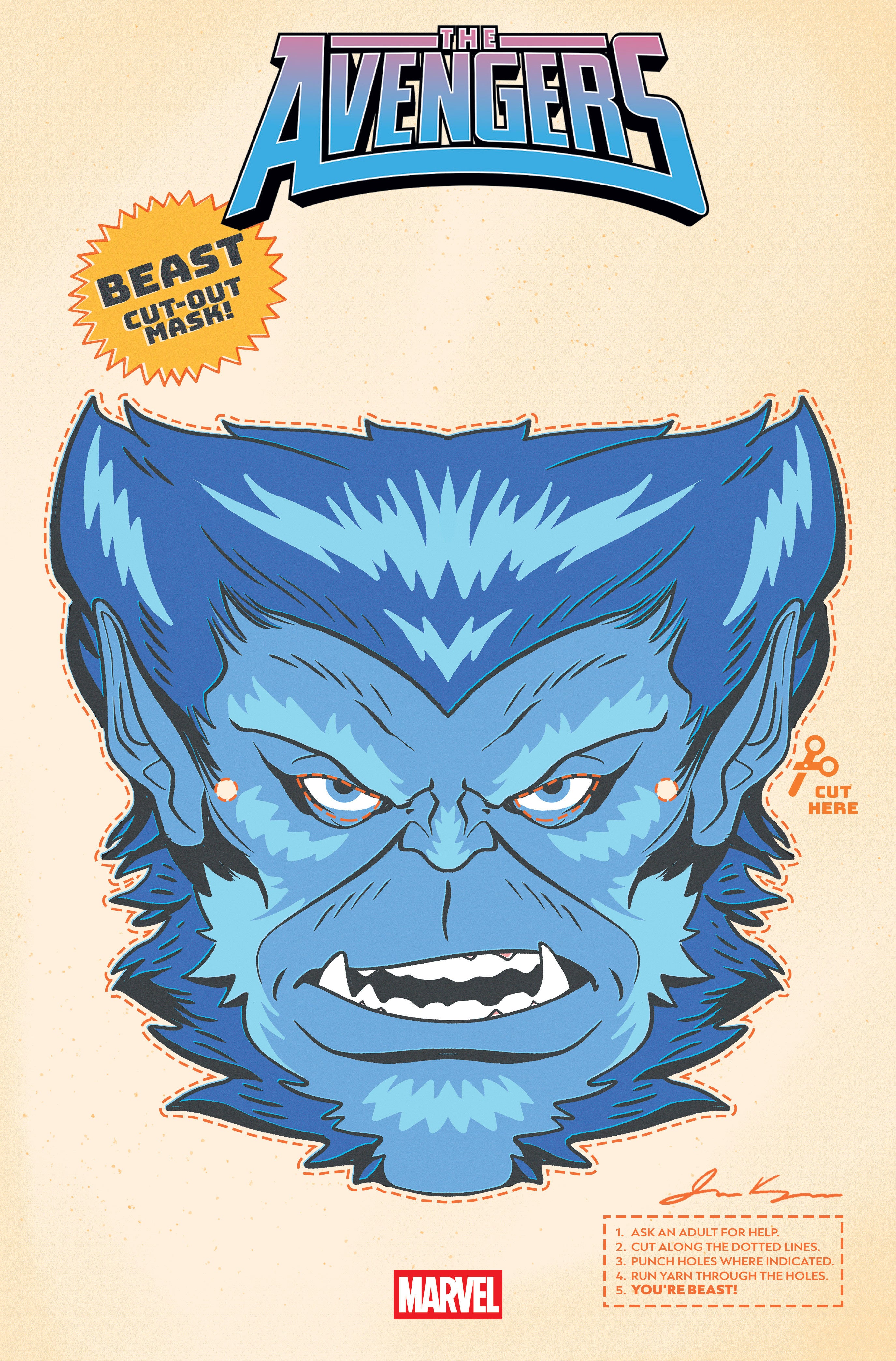 Avengers #30 Retro Halloween Mask Variant | L.A. Mood Comics and Games