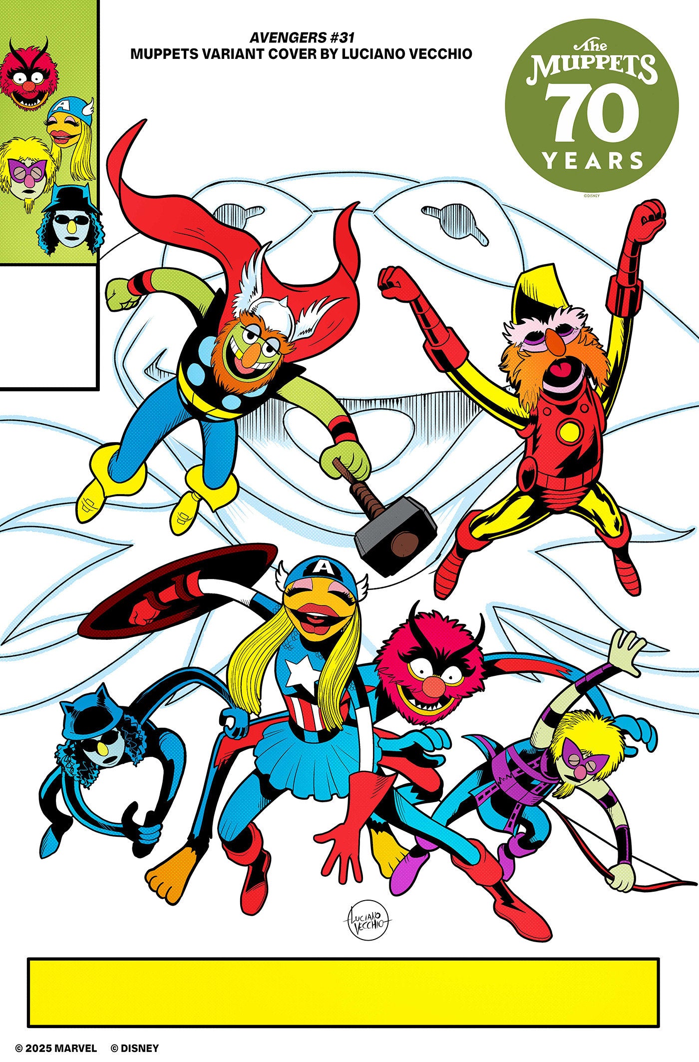 Avengers #31 Luciano Vecchio Muppets Variant | L.A. Mood Comics and Games
