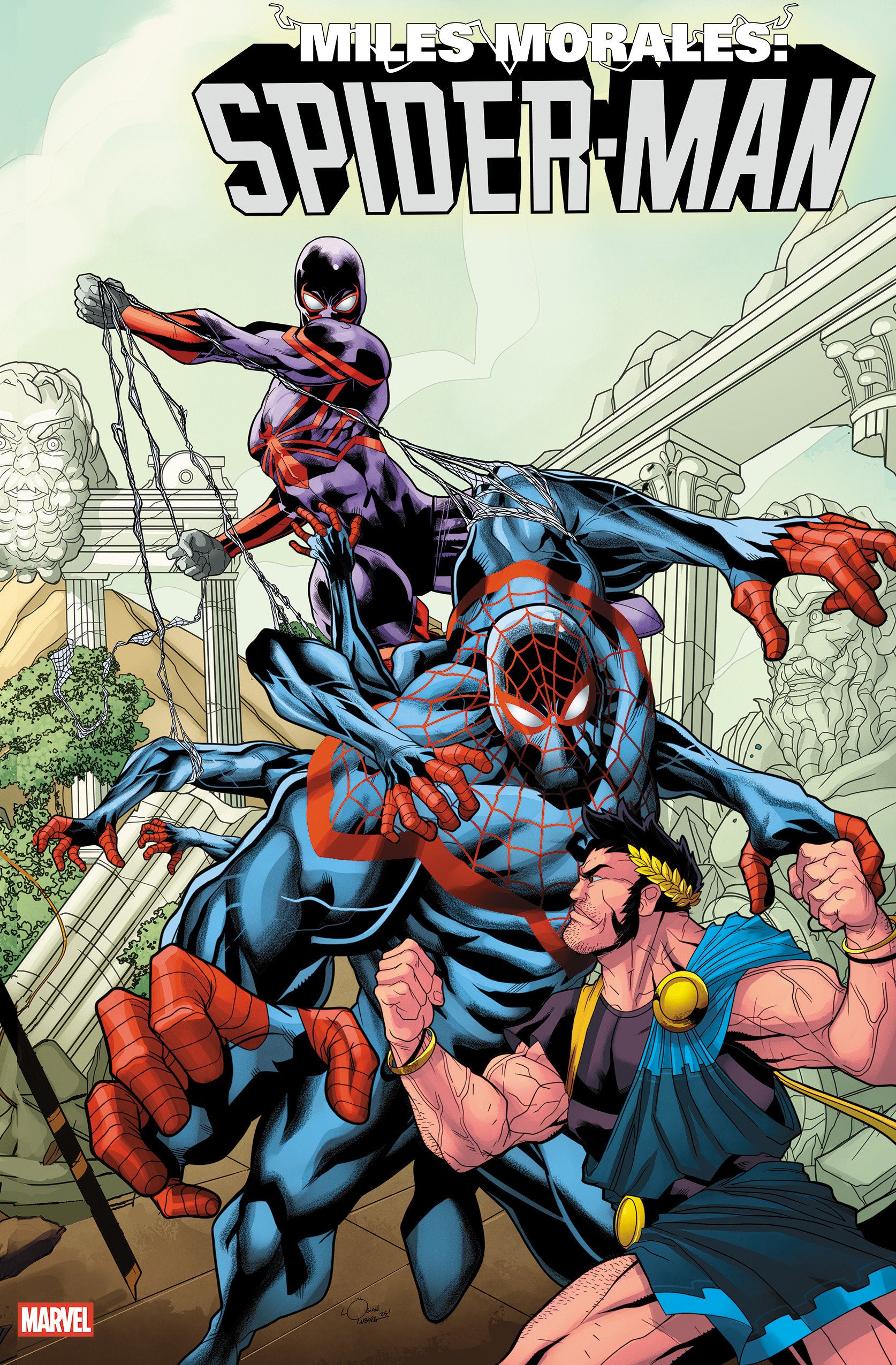 Miles Morales: Spider-Man #36 Logan Lubera 5-Part Connecting Variant | L.A. Mood Comics and Games