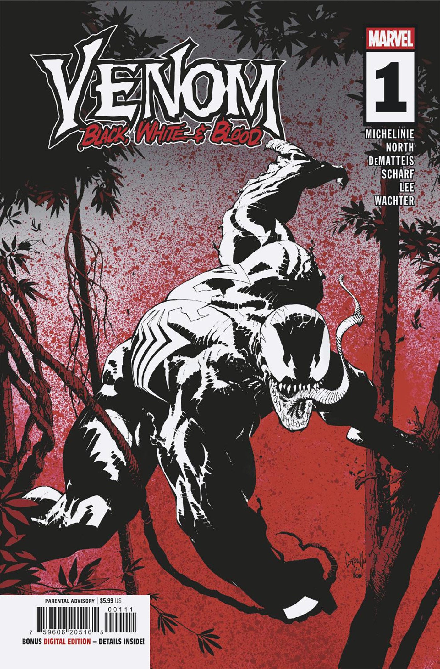 Venom: Black, White & Blood #1 | L.A. Mood Comics and Games