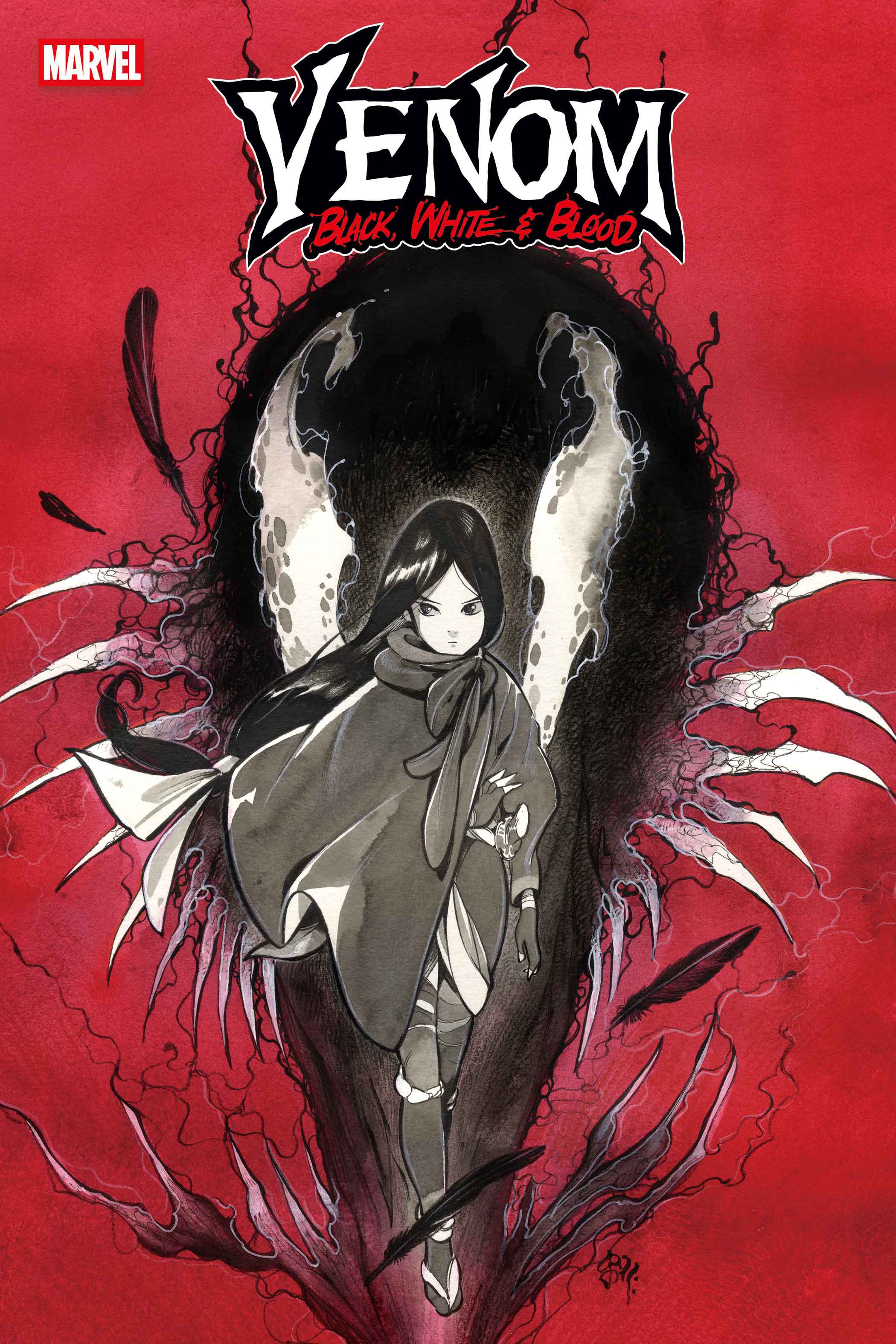 Venom: Black, White & Blood #1 Peach Momoko Variant | L.A. Mood Comics and Games