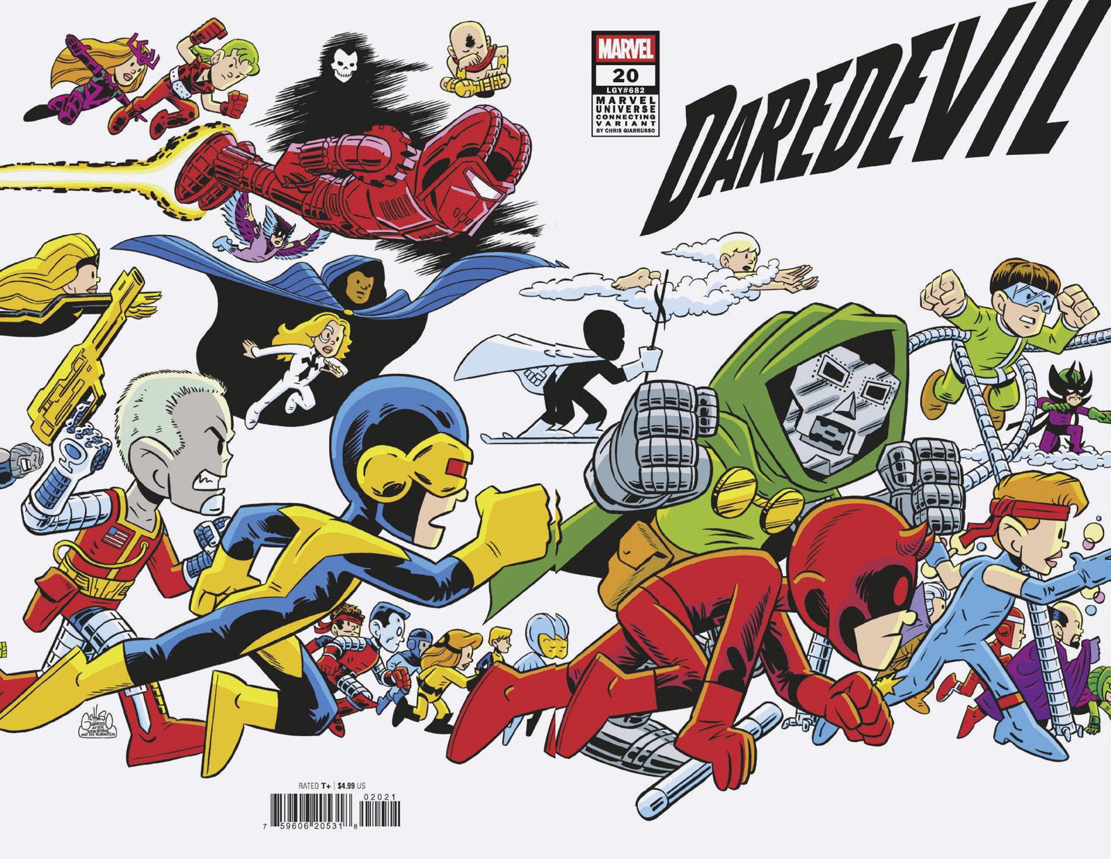 Daredevil #20 Chris Giarrusso Marvel Universe Connecting Wrap Variant C | L.A. Mood Comics and Games