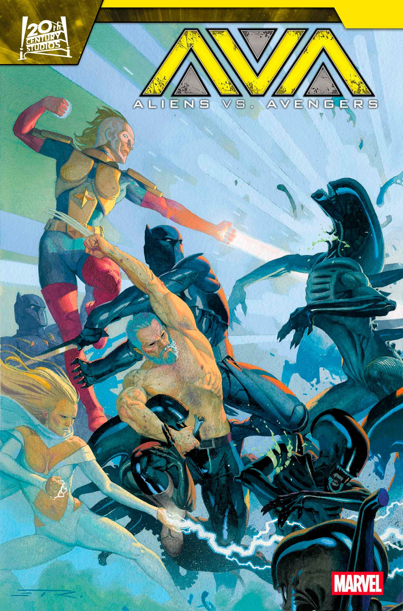 Aliens vs. Avengers #4 | L.A. Mood Comics and Games