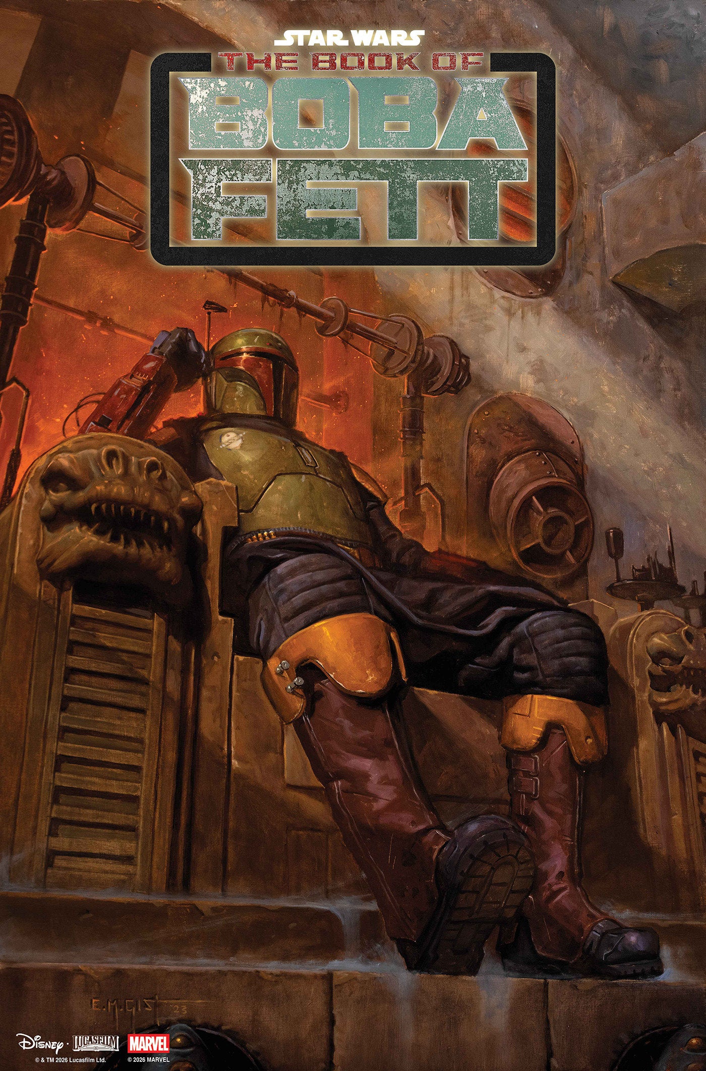 Star Wars: The Book Of Boba Fett #1 E.M. Gist Variant | L.A. Mood Comics and Games