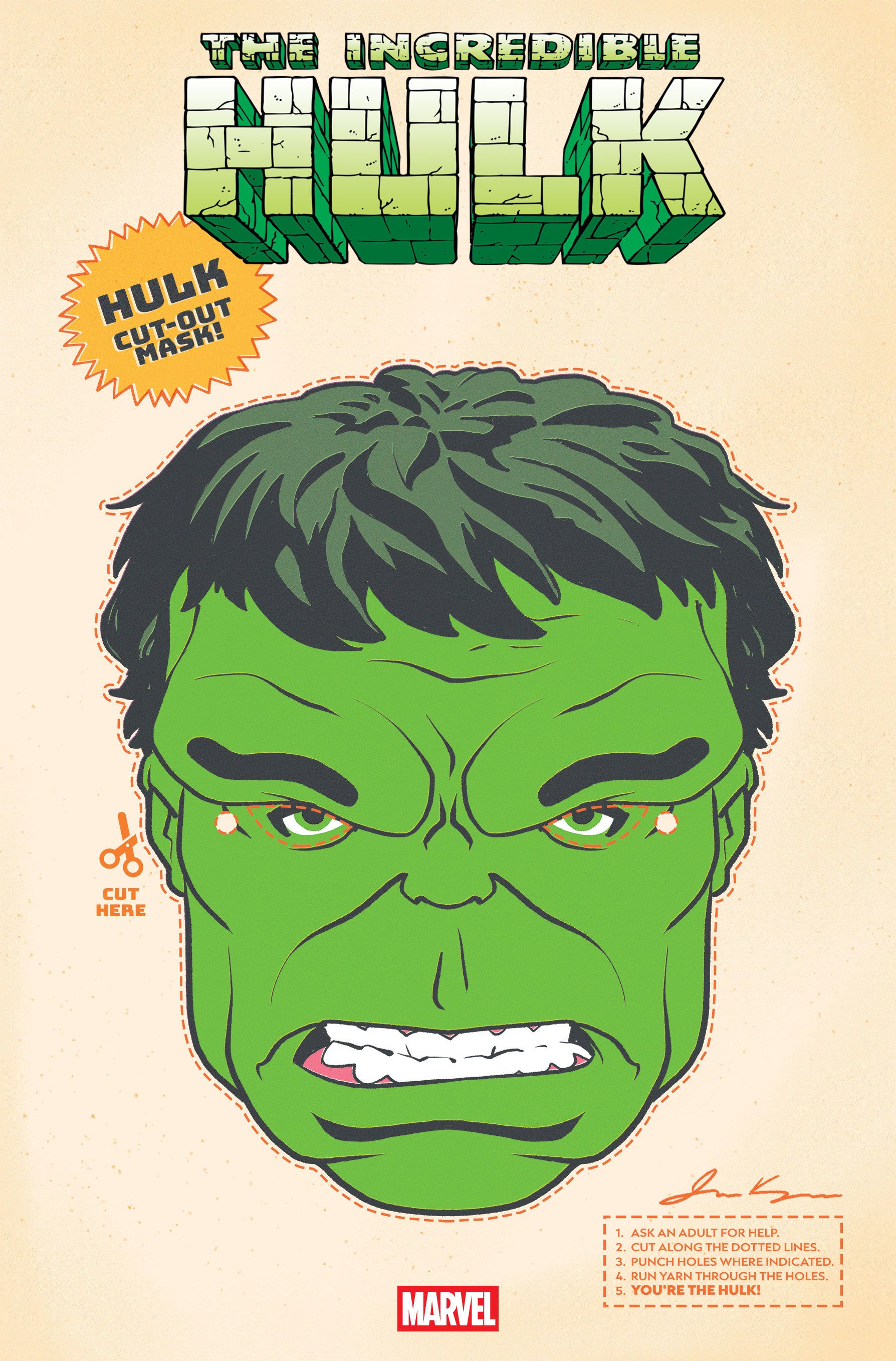 Incredible Hulk #29 Retro Halloween Mask Variant | L.A. Mood Comics and Games