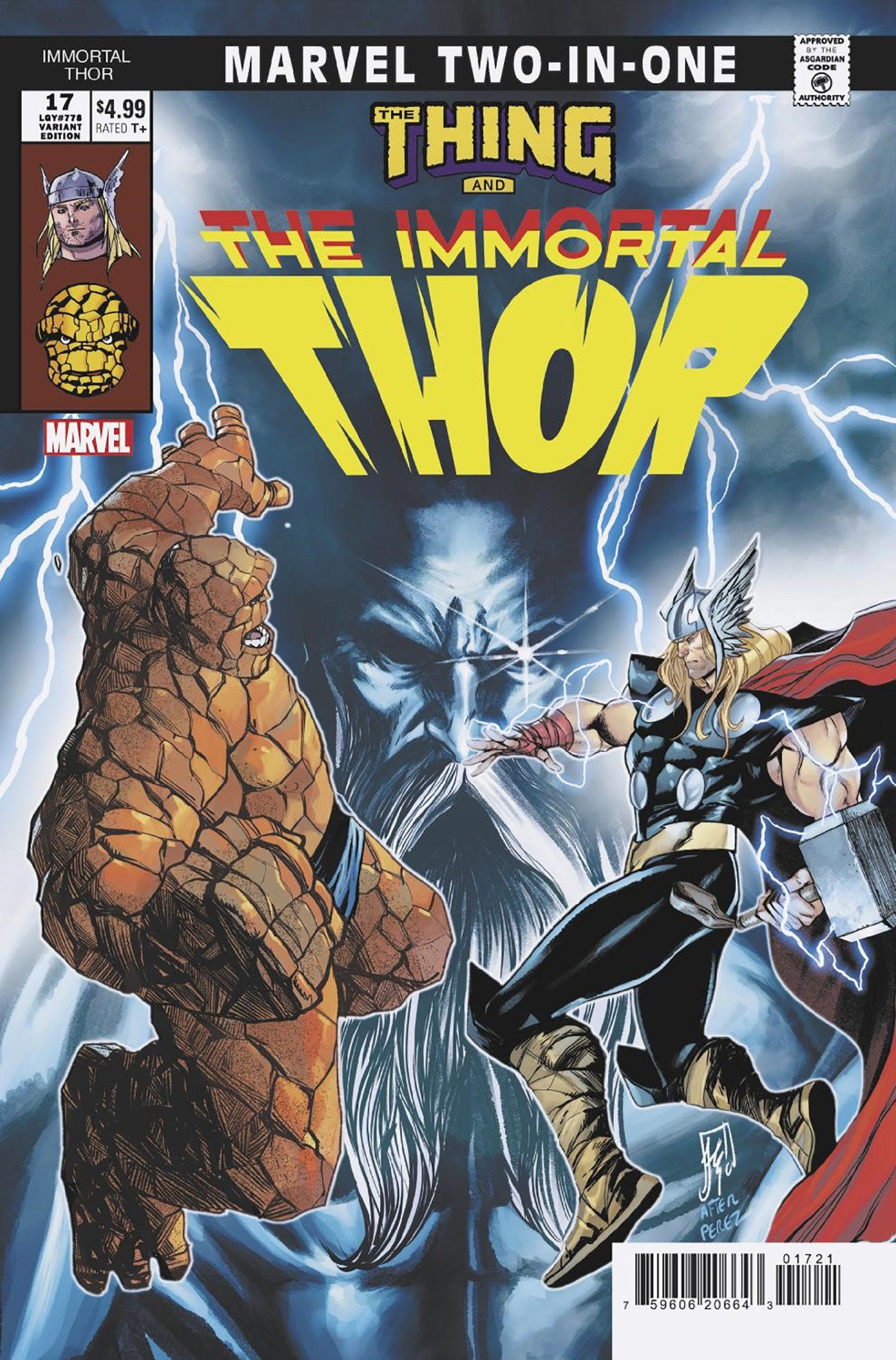 Immortal Thor #17 Stefano Caselli Marvel Two-In-One Variant | L.A. Mood Comics and Games