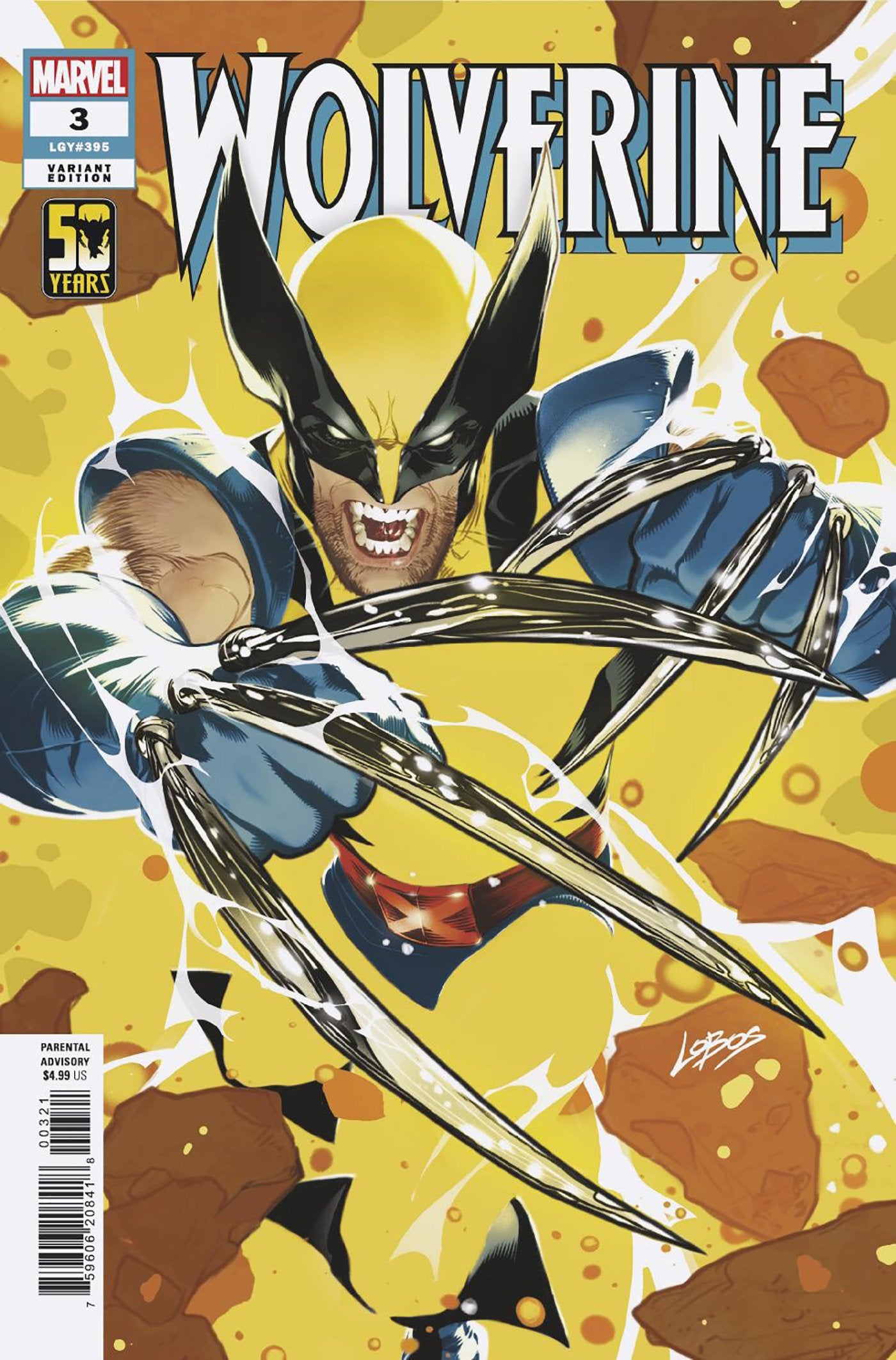 Wolverine #3 Pablo Villalobos Variant | L.A. Mood Comics and Games