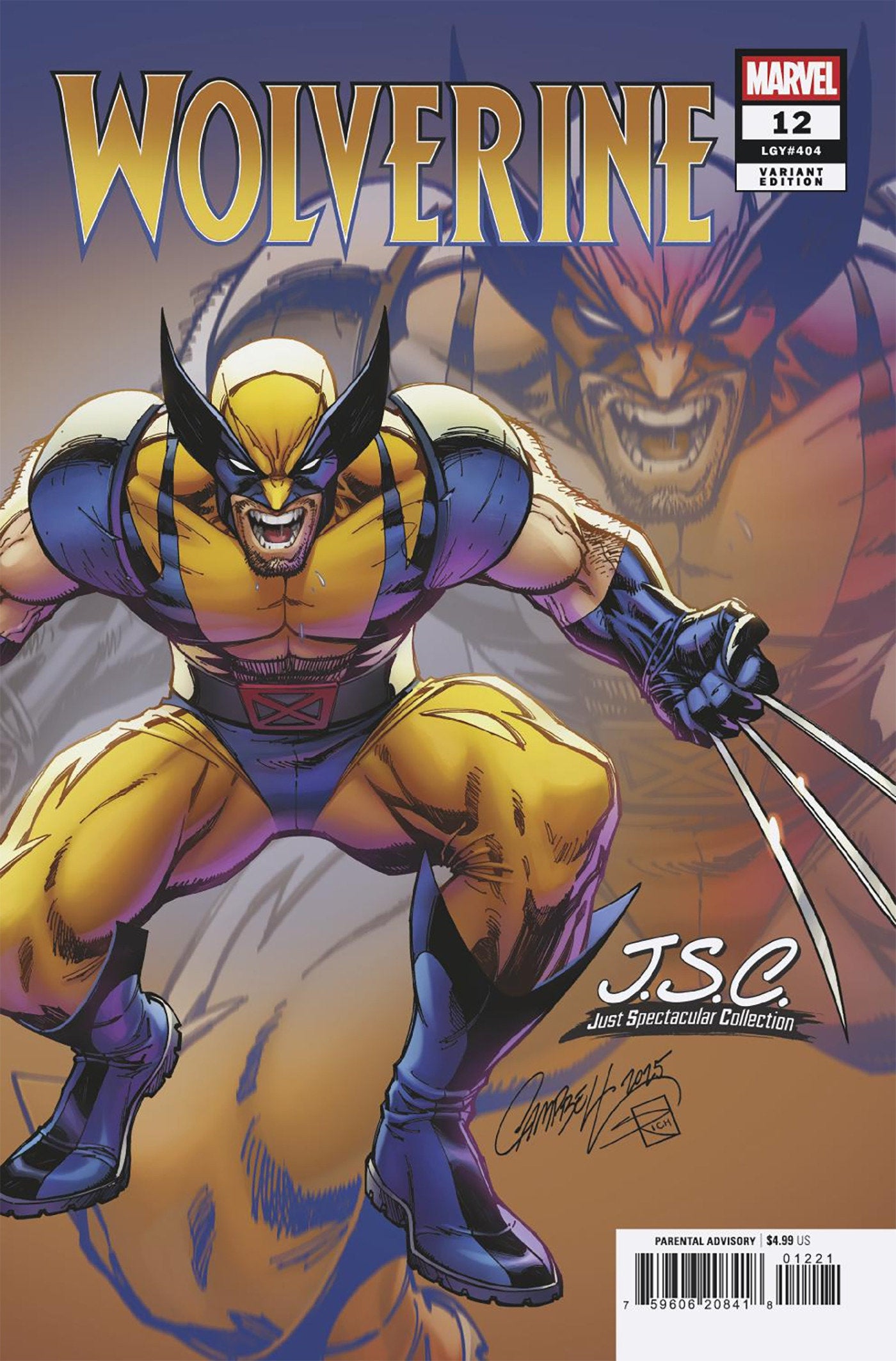 Wolverine #12 J. Scott Campbell Just Spectacular Collection Variant | L.A. Mood Comics and Games