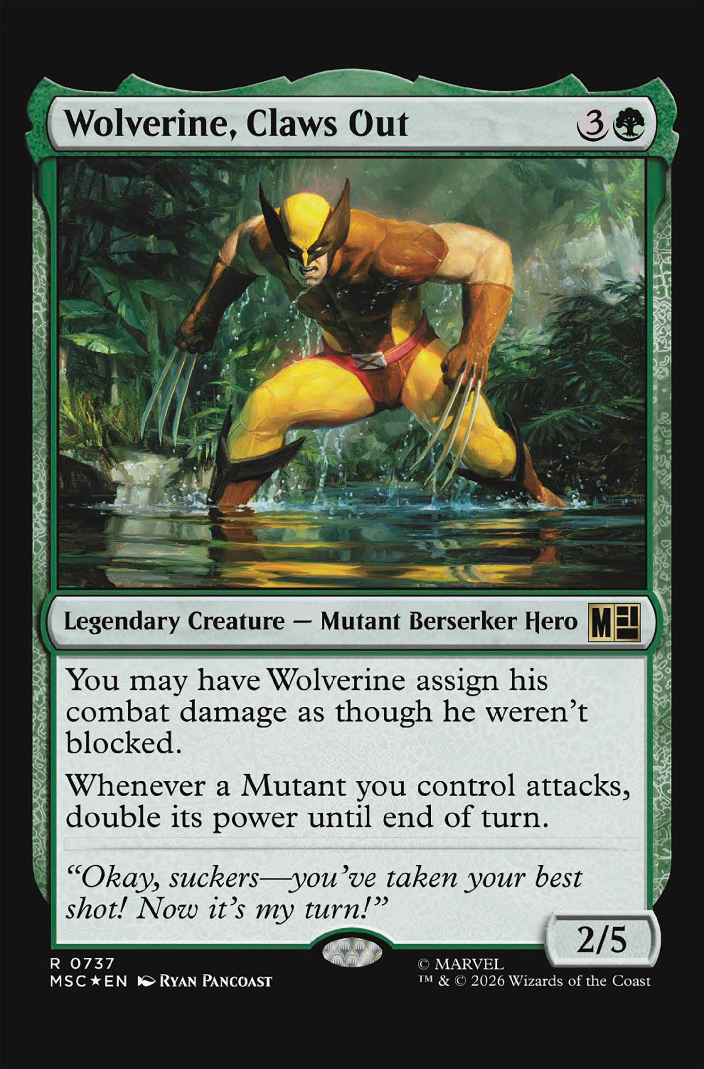 Wolverine #22 Classified Artist Magic: The Gathering Variant | L.A. Mood Comics and Games