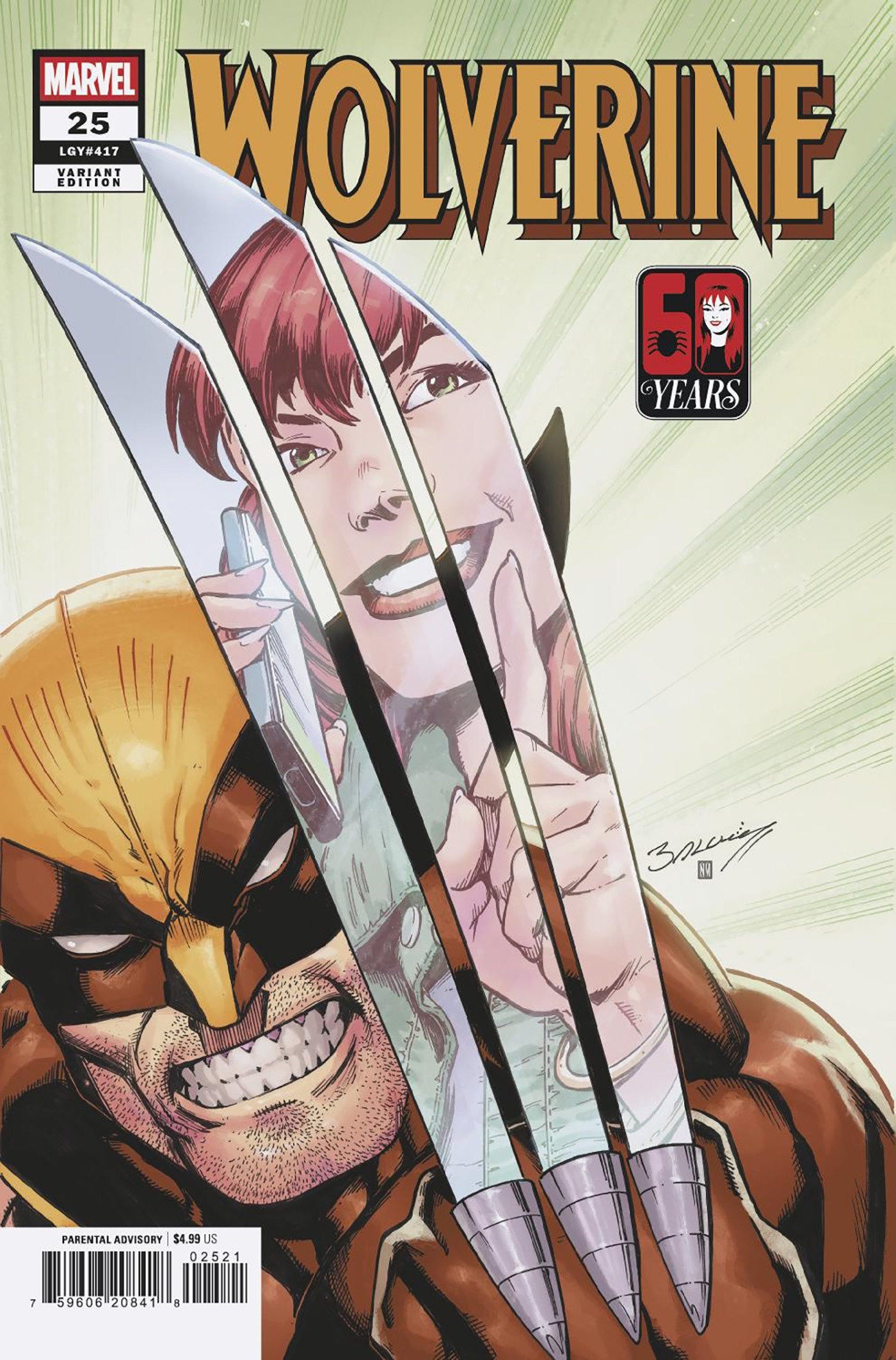 Wolverine #25 Mark Bagley Mary Jane Watson Variant | L.A. Mood Comics and Games