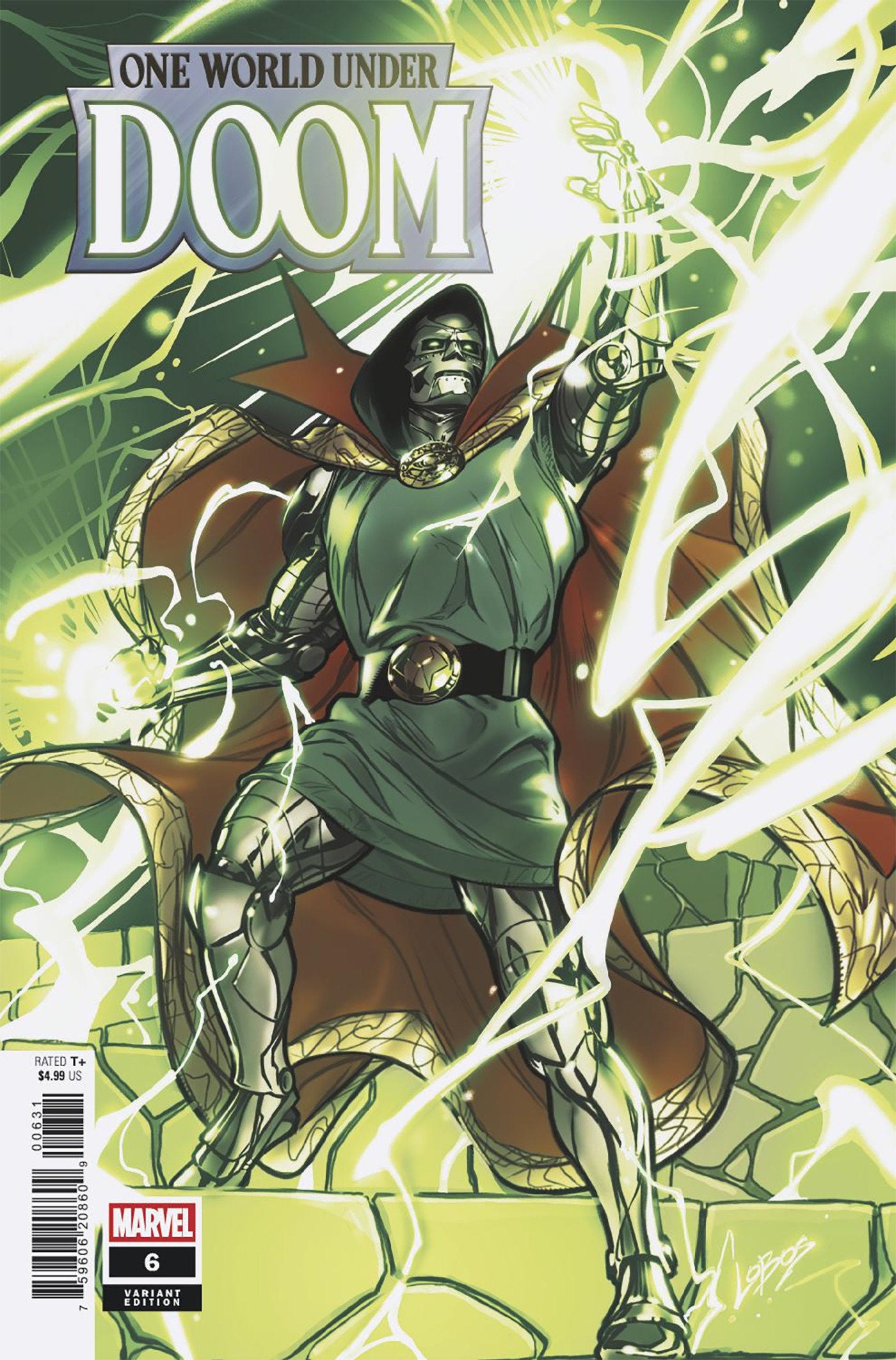 One World Under Doom #6 Pablo Villalobos Variant | L.A. Mood Comics and Games