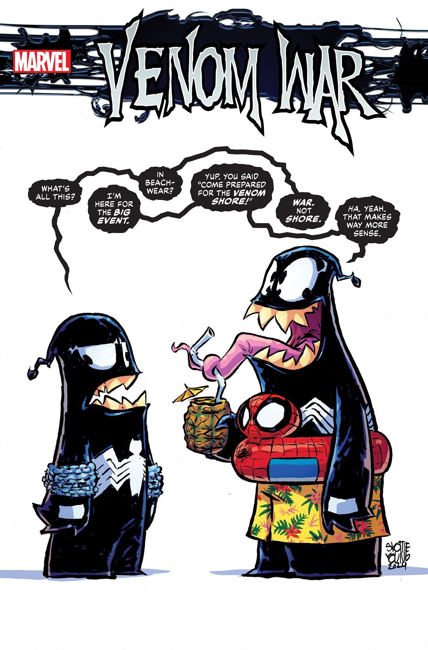 Venom War #1 Skottie Young Variant [Vw] | L.A. Mood Comics and Games