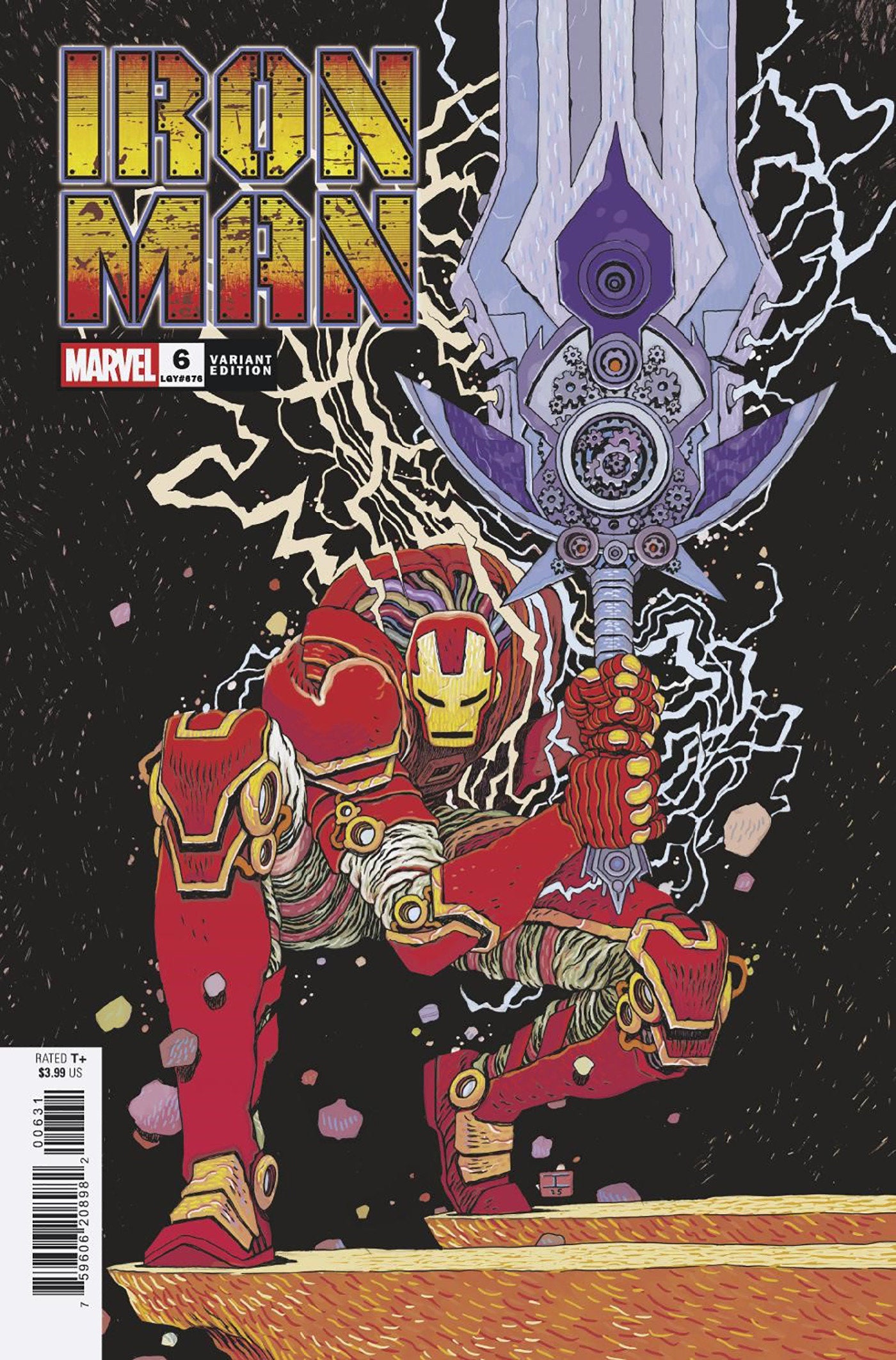 Iron Man #6 Ian Bertram Variant [Doom] | L.A. Mood Comics and Games