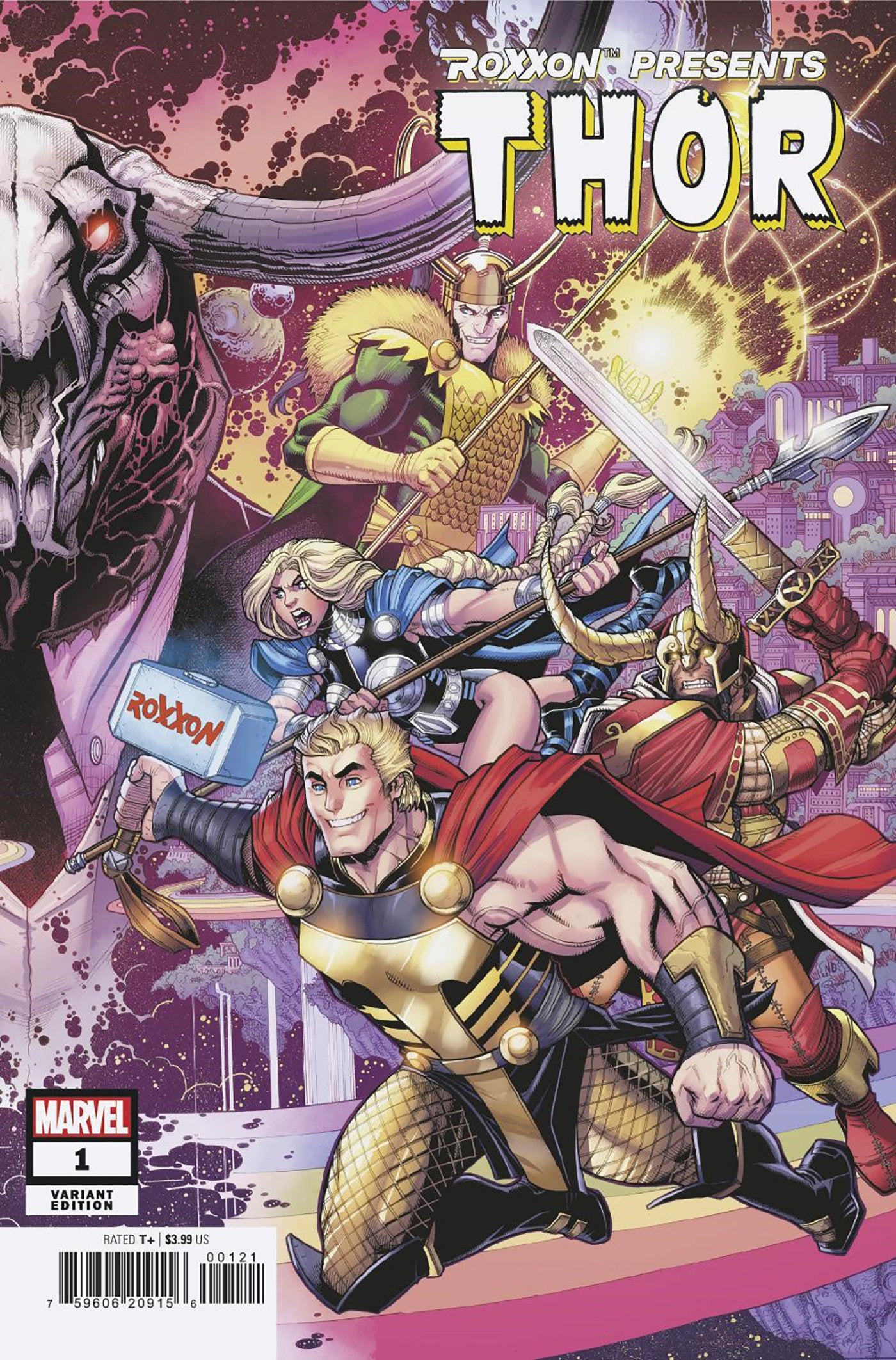 Roxxon Presents: Thor #1 Nick Bradshaw Connecting Variant | L.A. Mood Comics and Games