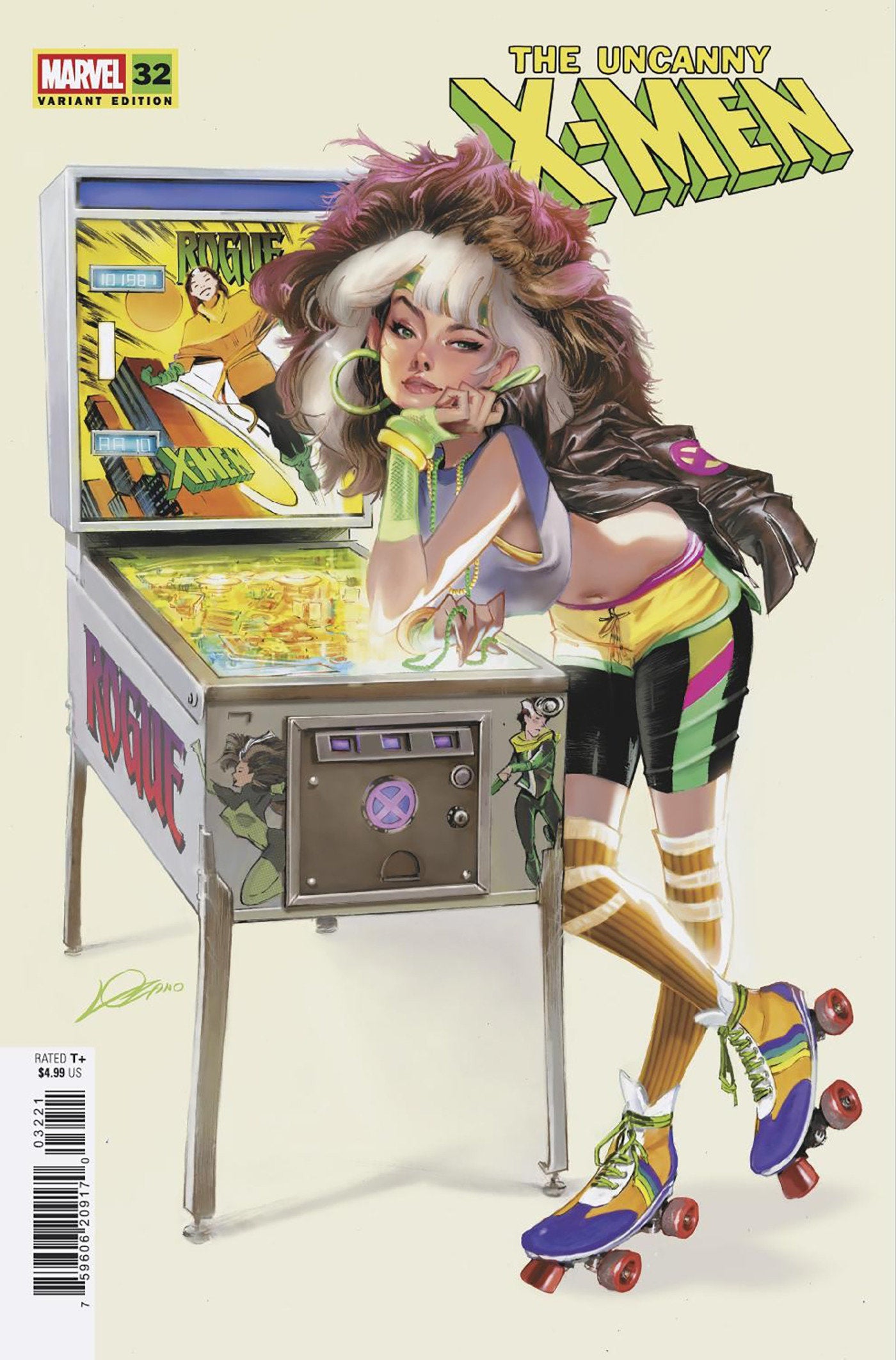 Uncanny X-Men #32 Alexander Lozano '80 S Rogue Variant | L.A. Mood Comics and Games