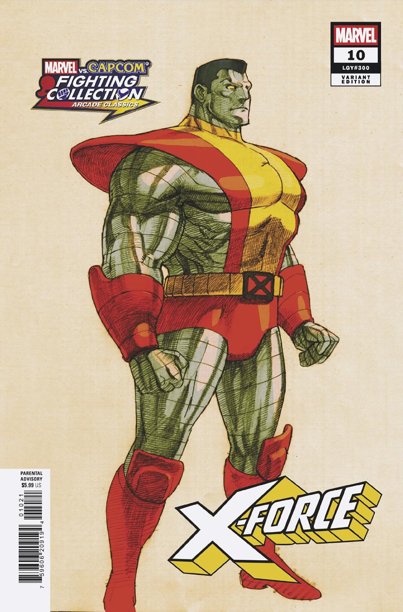 X-Force #10 Bengus Marvel vs Capcom Variant | L.A. Mood Comics and Games