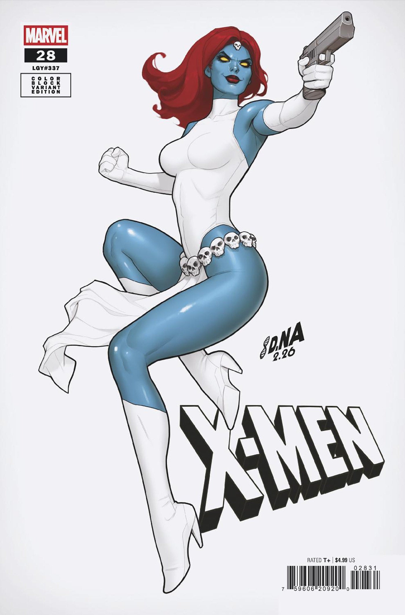 X-Men #28 David Nakayama Color Block White Variant | L.A. Mood Comics and Games