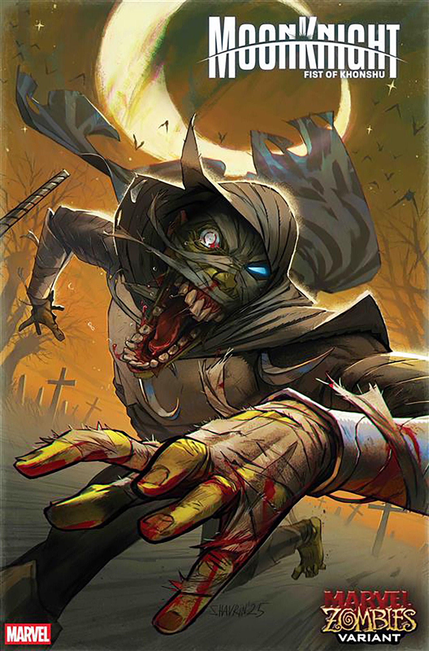 Moon Knight: Fist Of Khonshu #13 Ivan Shavrin Marvel Zombies Variant | L.A. Mood Comics and Games