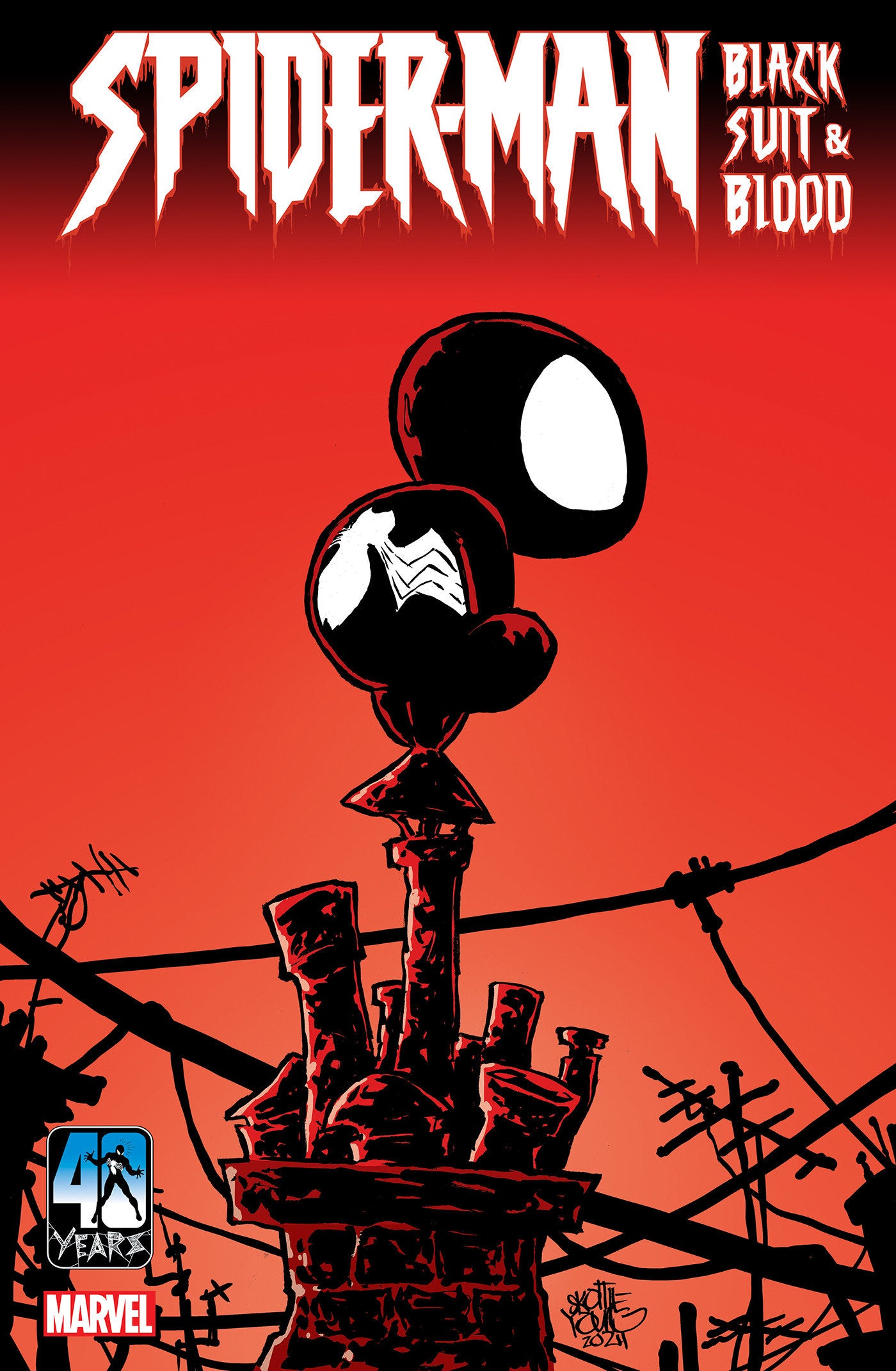 Spider-Man: Black Suit & Blood #1 Skottie Young Variant | L.A. Mood Comics and Games