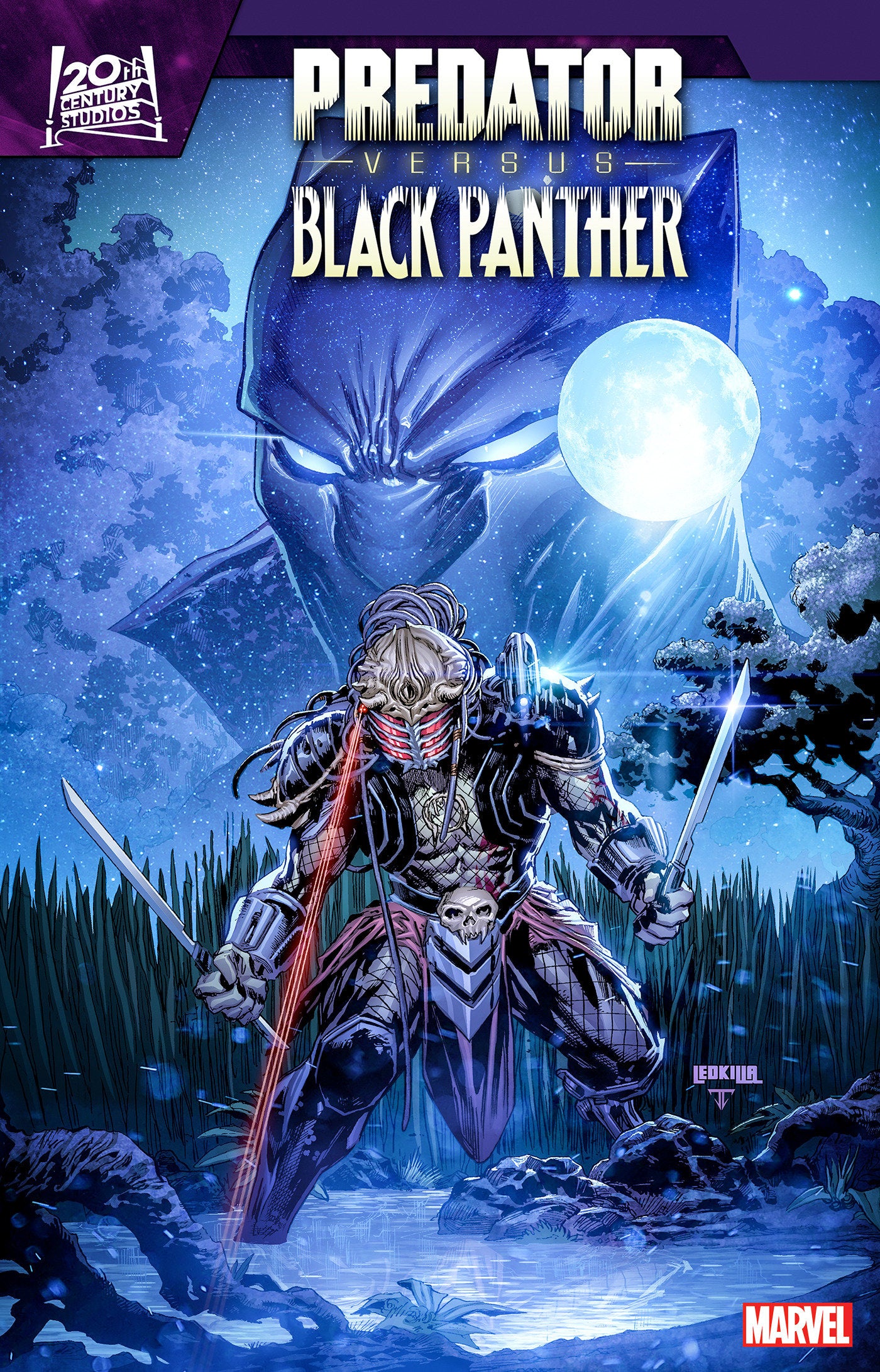 Predator vs. Black Panther #4 Ken Lashley Variant | L.A. Mood Comics and Games