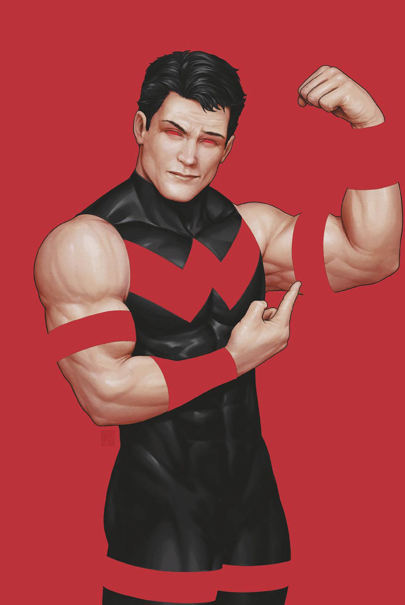 West Coast Avengers #7 John Tyler Christopher Negative Space Full Art Variant | L.A. Mood Comics and Games
