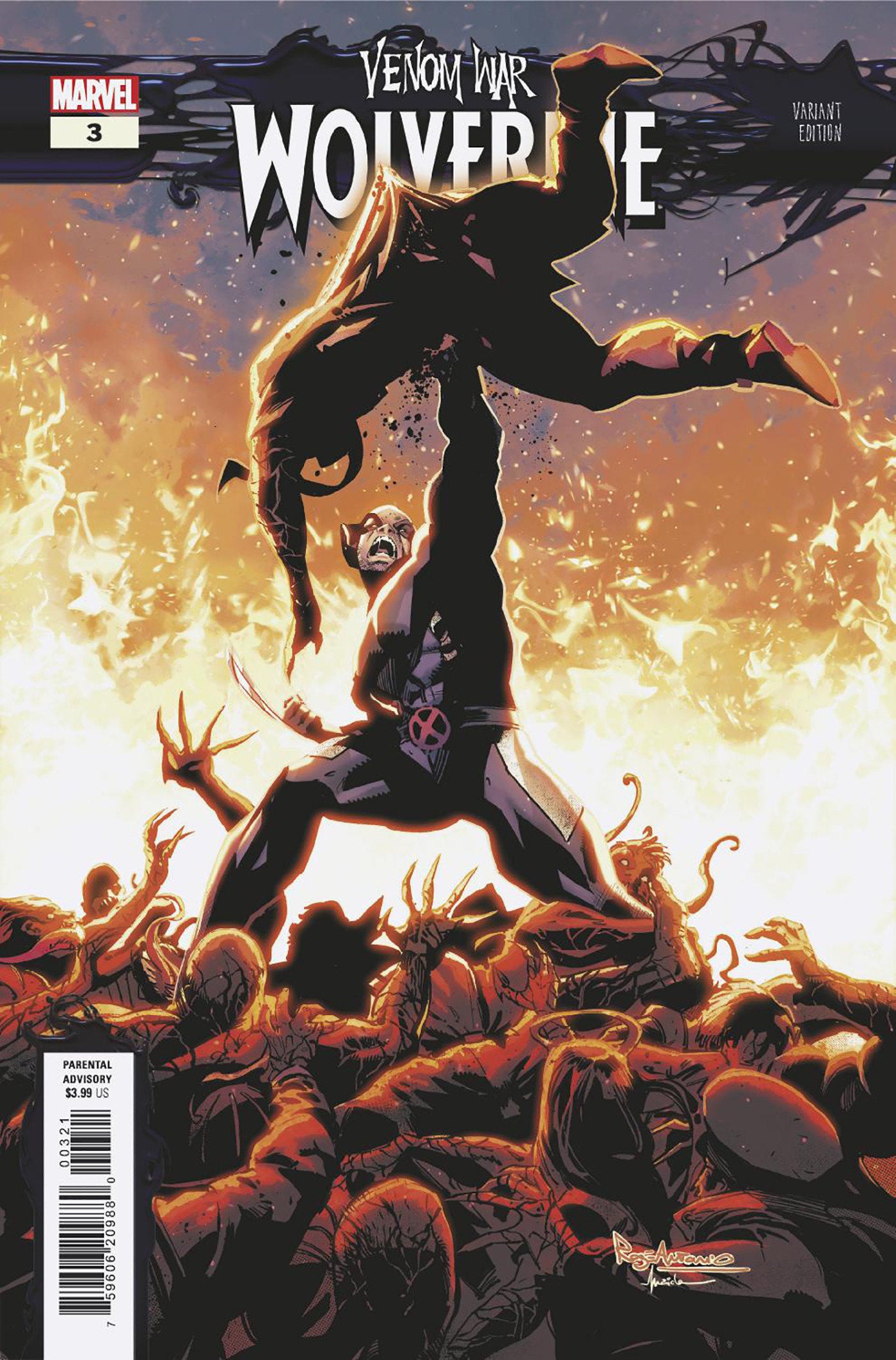 Venom War: Wolverine #3 Roge Antonio Variant [Vw] | L.A. Mood Comics and Games