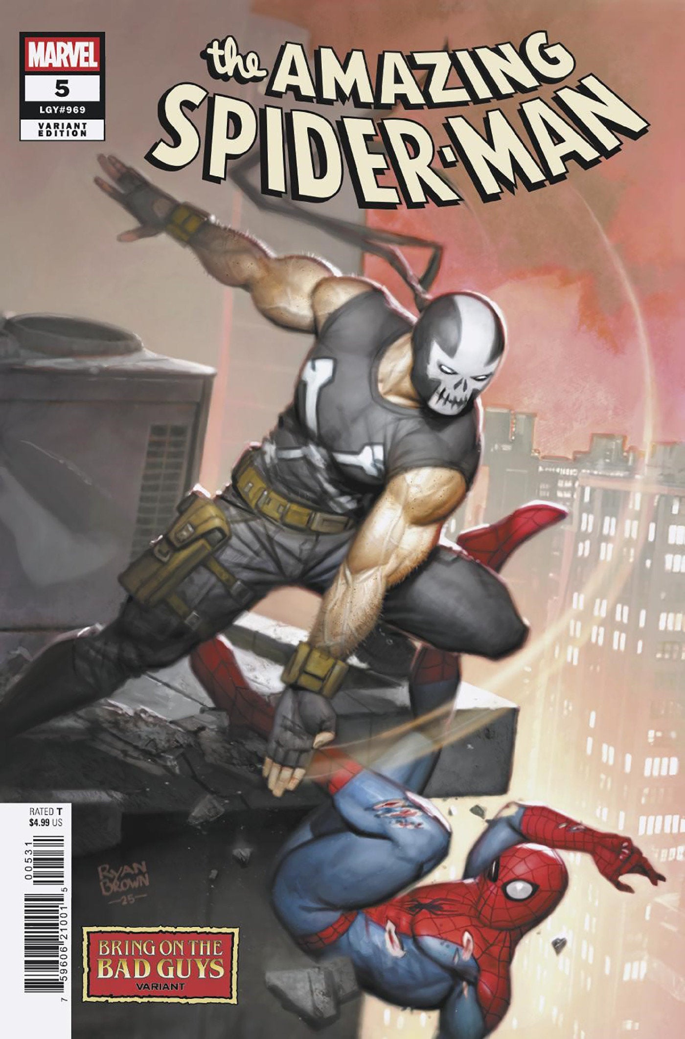 Amazing Spider-Man #5 Ryan Brown Bring On The Bad Guys Variant | L.A. Mood Comics and Games