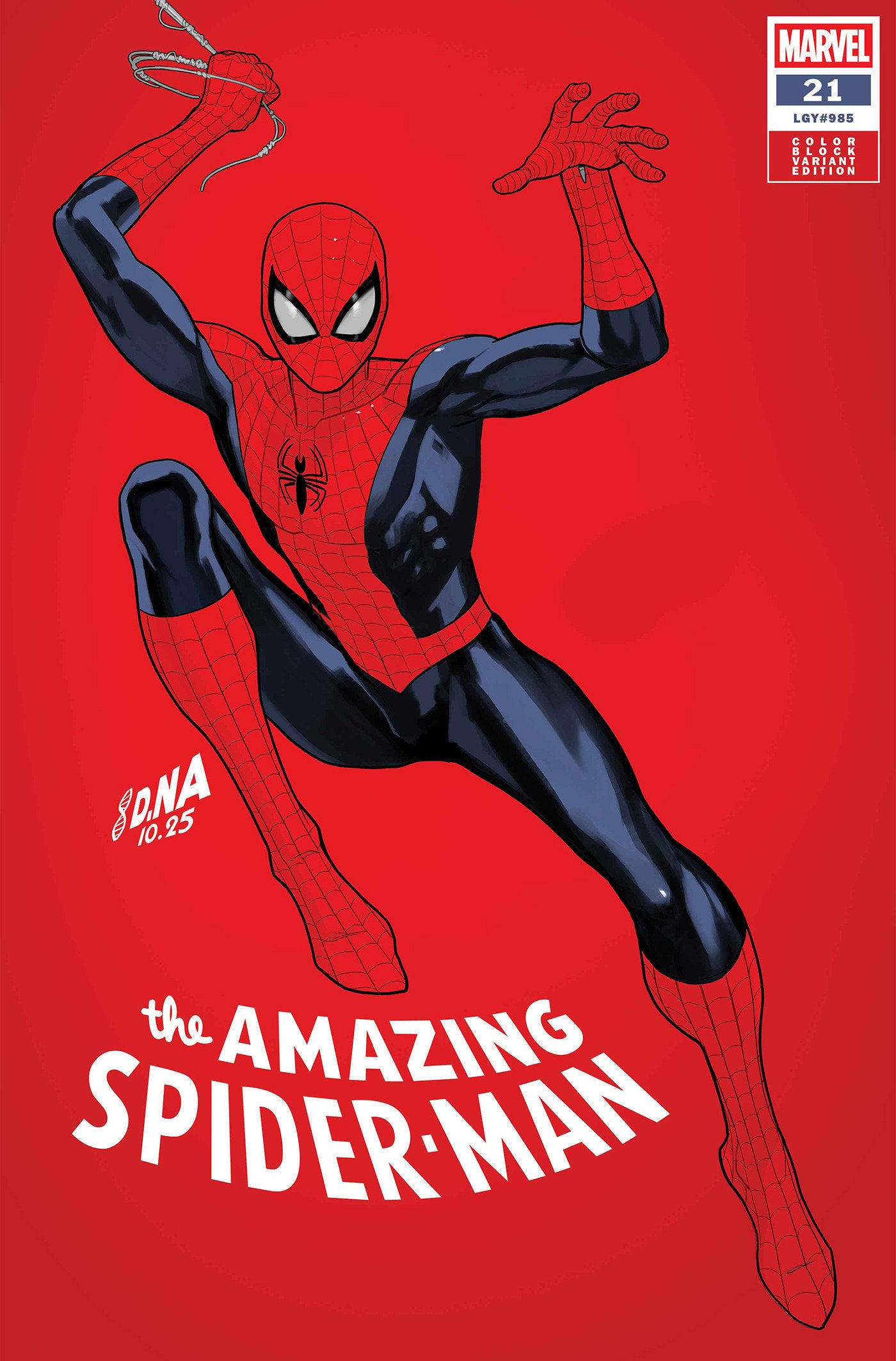 Amazing Spider-Man #21 David Nakayama Color Block Red Variant | L.A. Mood Comics and Games