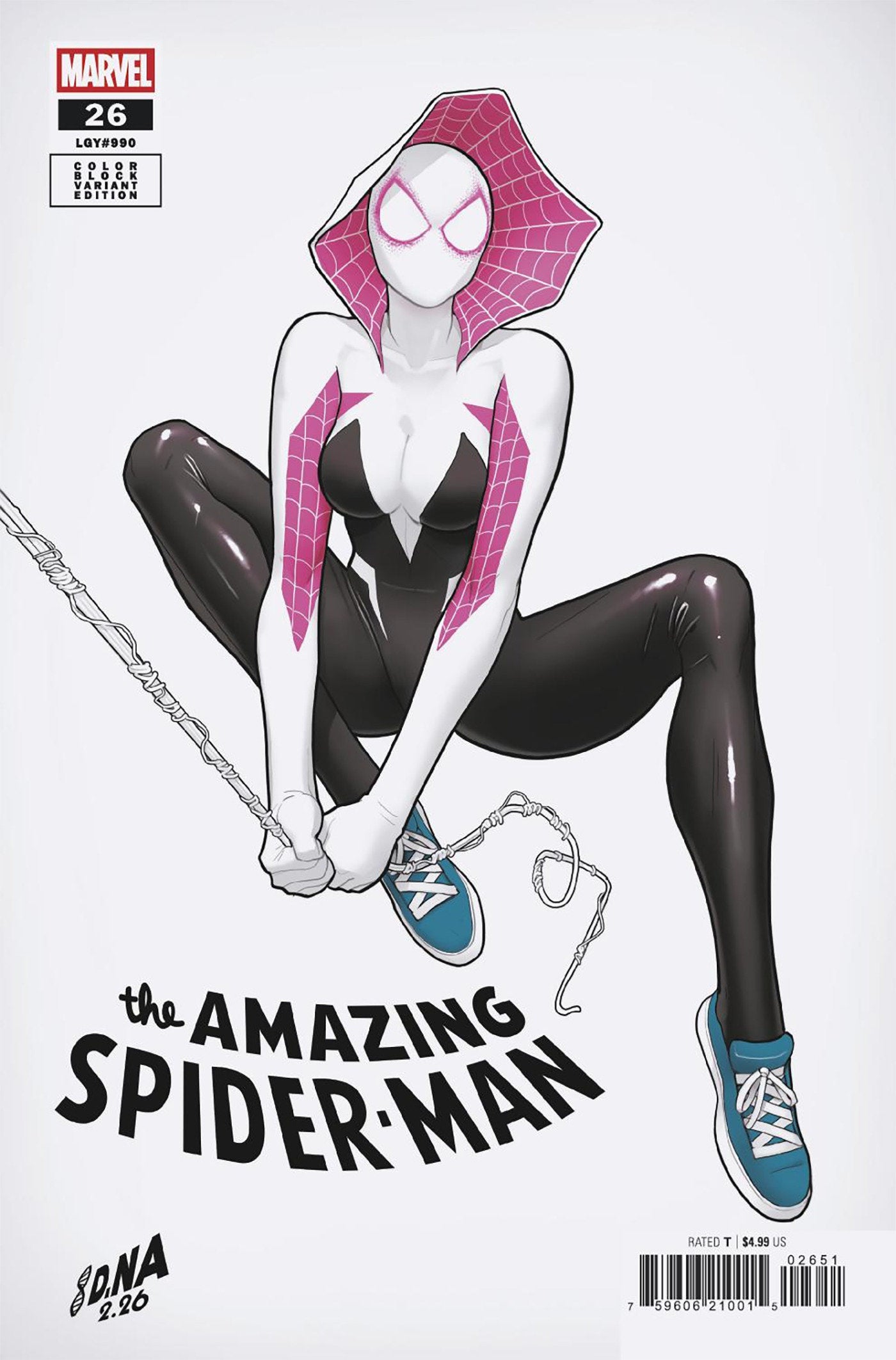 Amazing Spider-Man #26 David Nakayama Color Block White Variant [Ds] | L.A. Mood Comics and Games