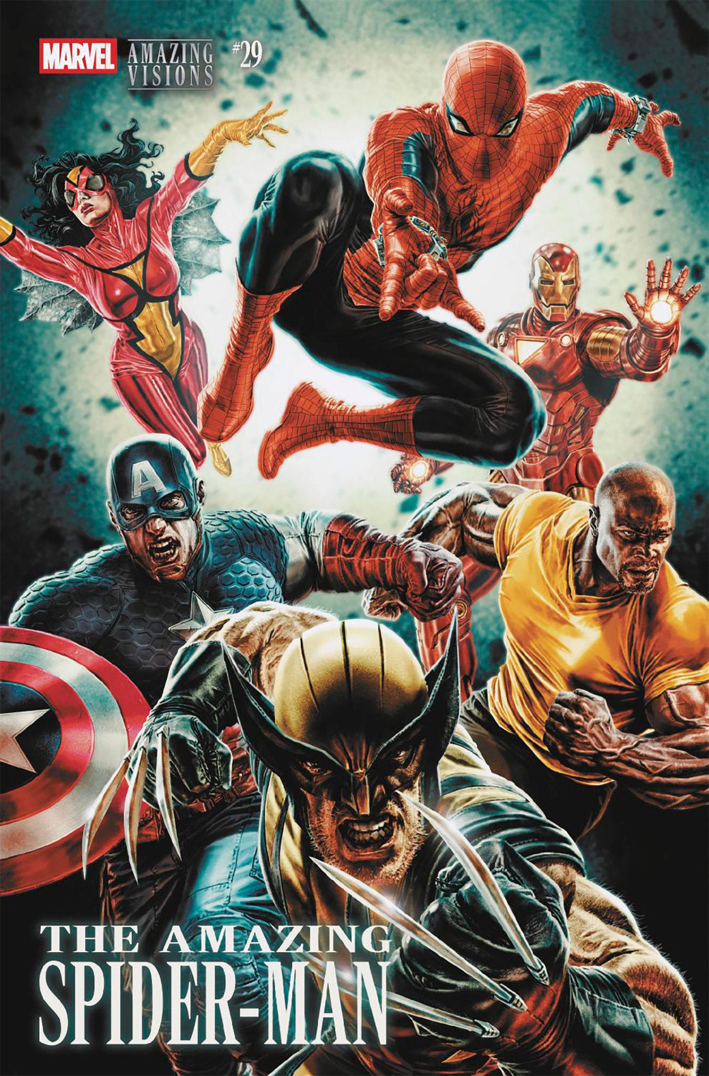 Amazing Spider-Man #29 Lee Bermejo Amazing Visions Variant | L.A. Mood Comics and Games