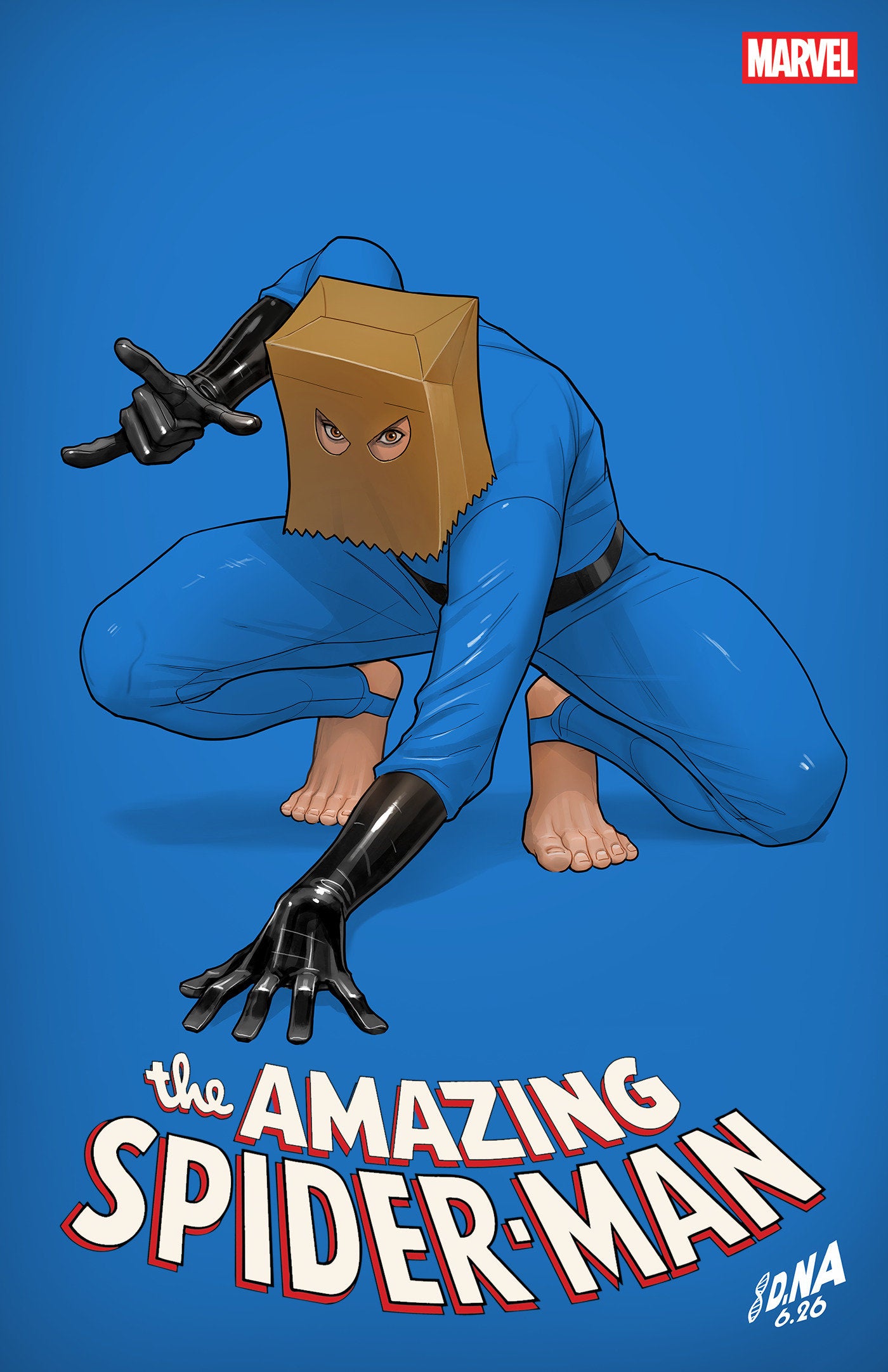 Amazing Spider-Man #33 David Nakayama Color Block Blue Variant | L.A. Mood Comics and Games
